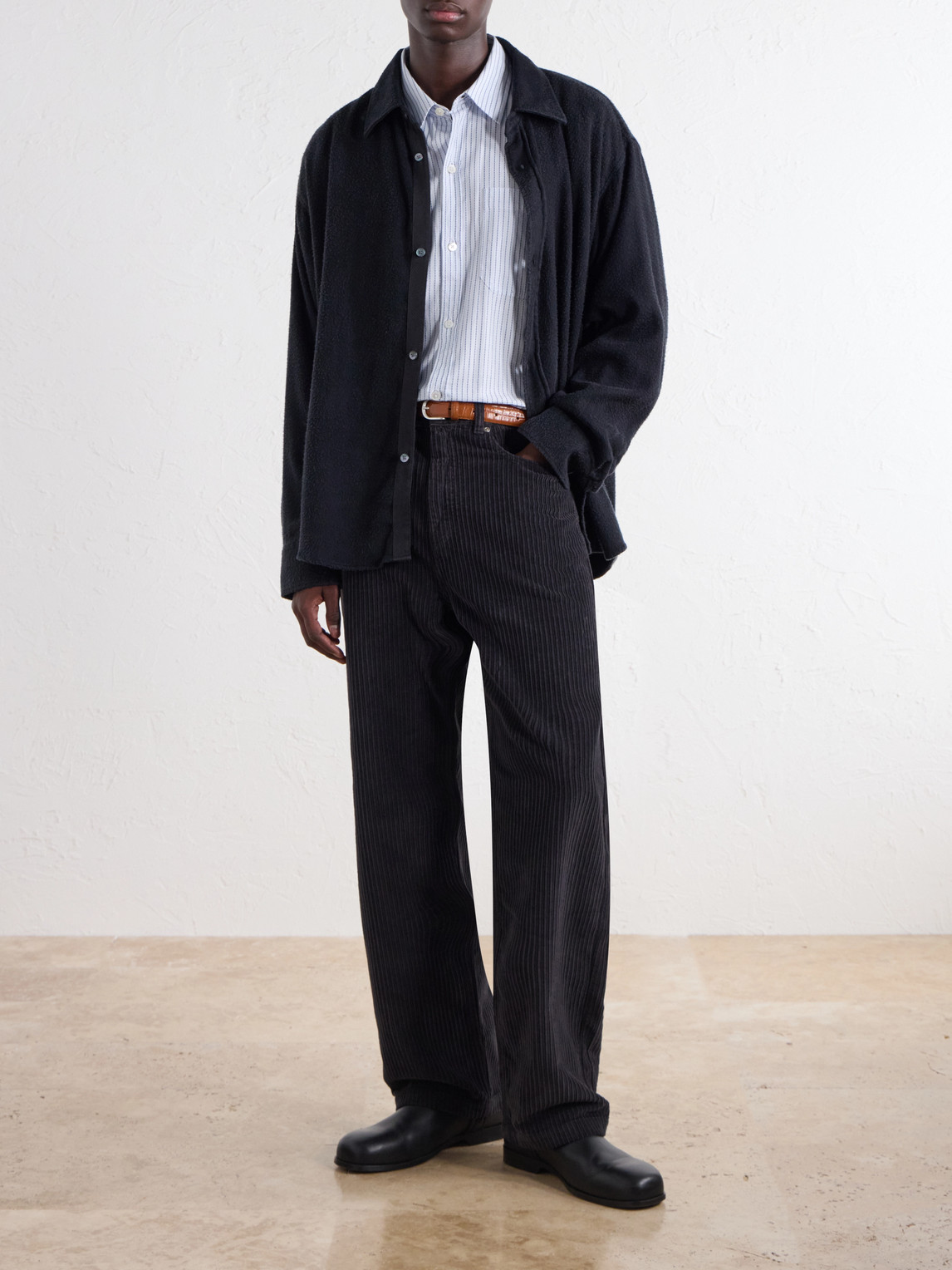 Straight-Leg Cotton- Corduroy