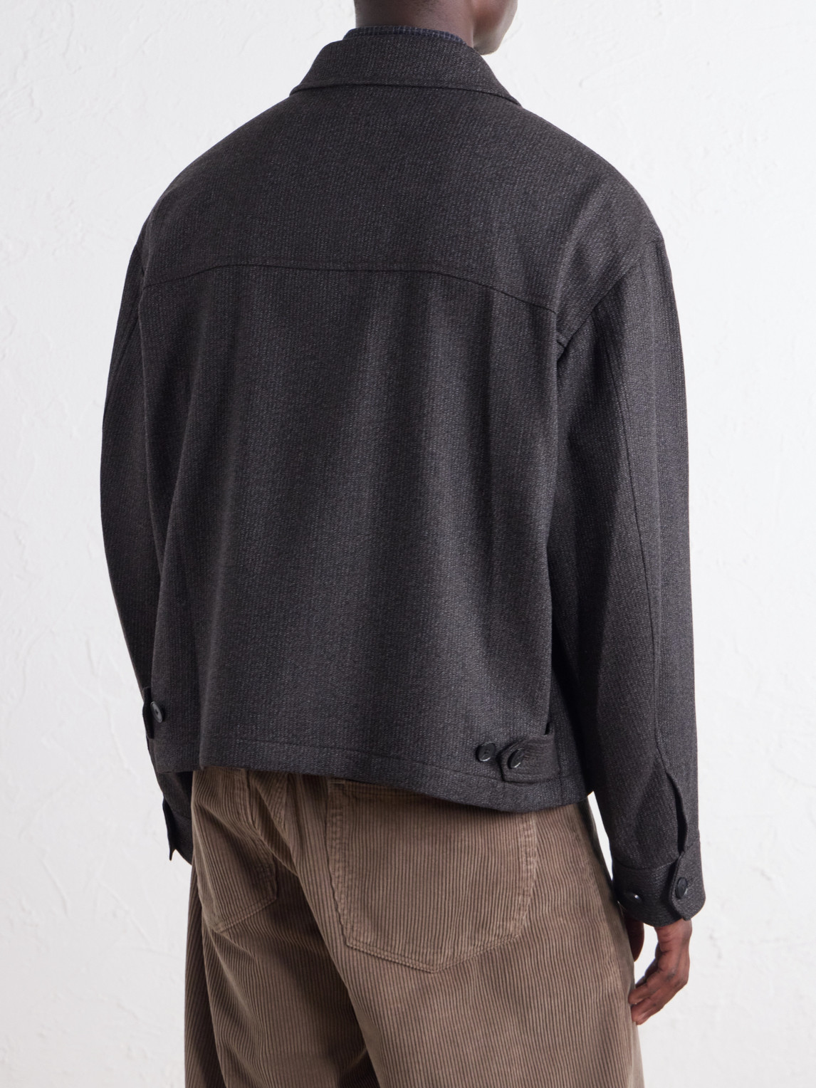 Mail Wool-Blend Blouson Jacket