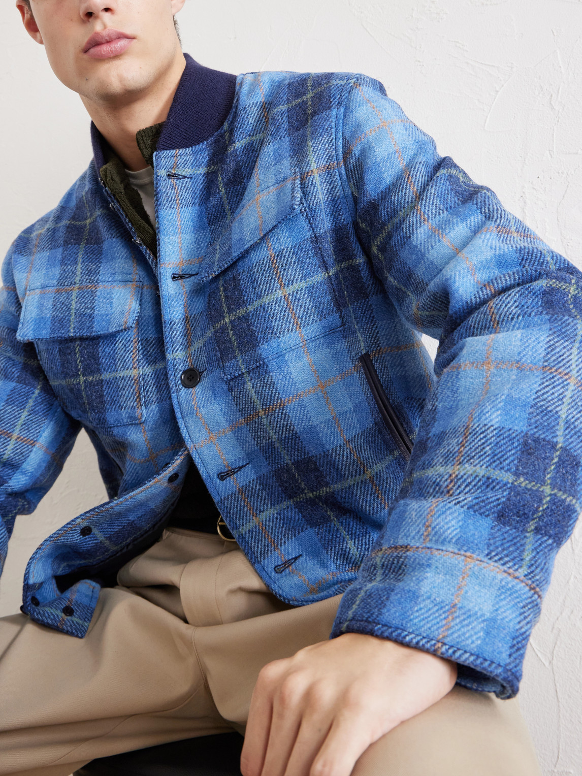 Harris Tweed Bomber Jacket