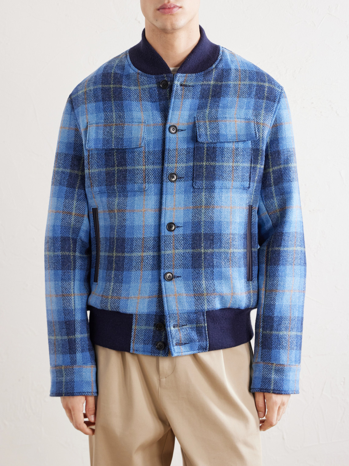 Harris Tweed Bomber Jacket