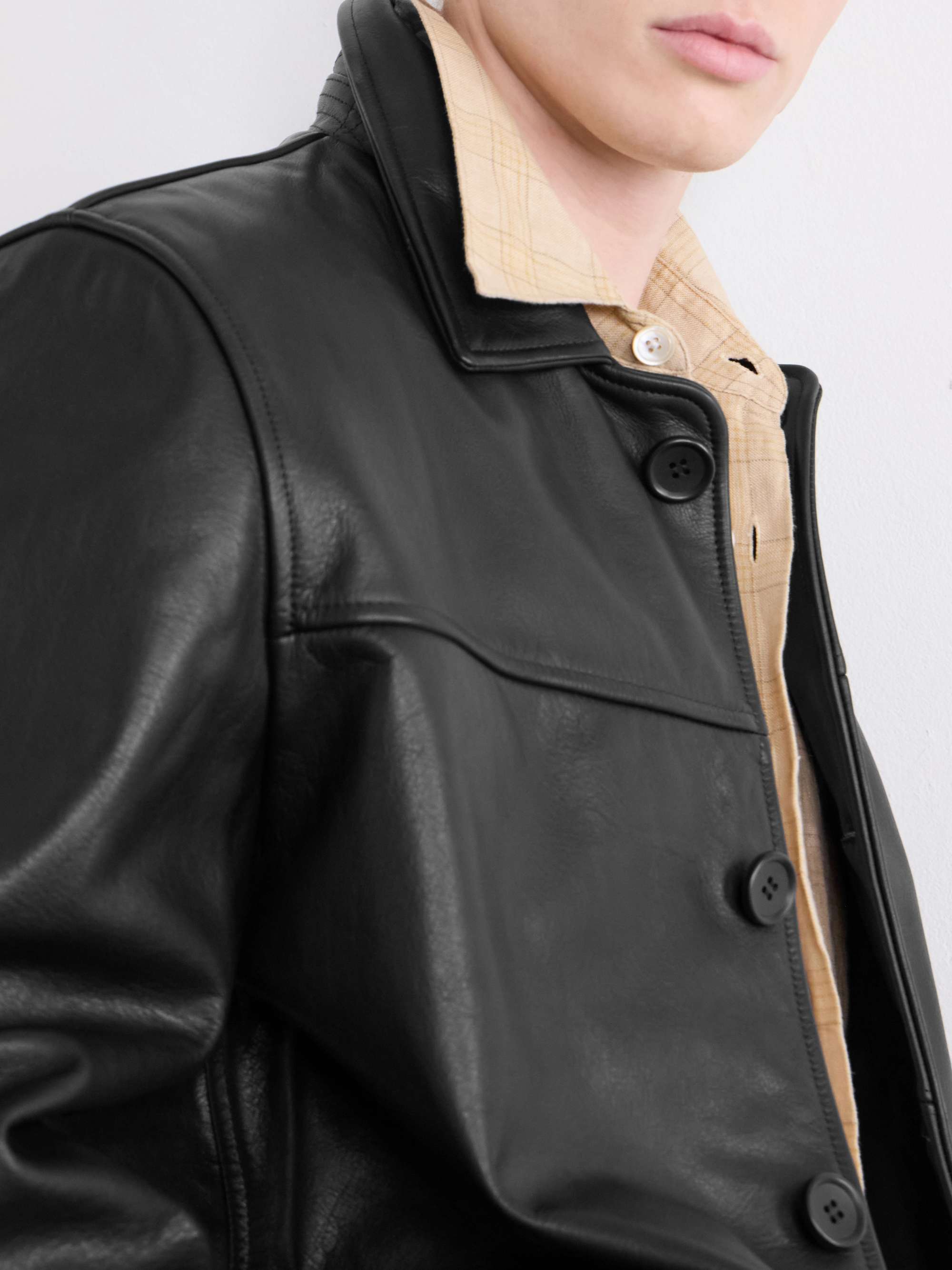 GOLDEN BEAR European Aniline Leather Jacket for Men | MR PORTER
