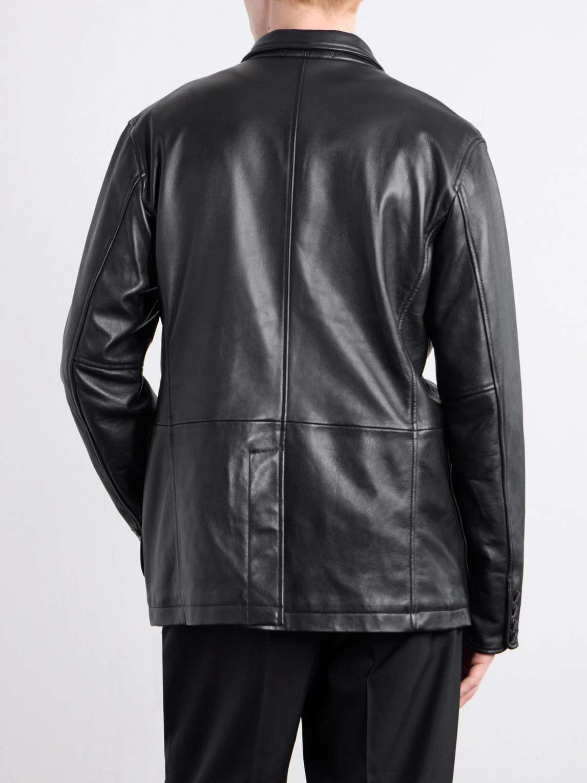 Notched Lapel Leather