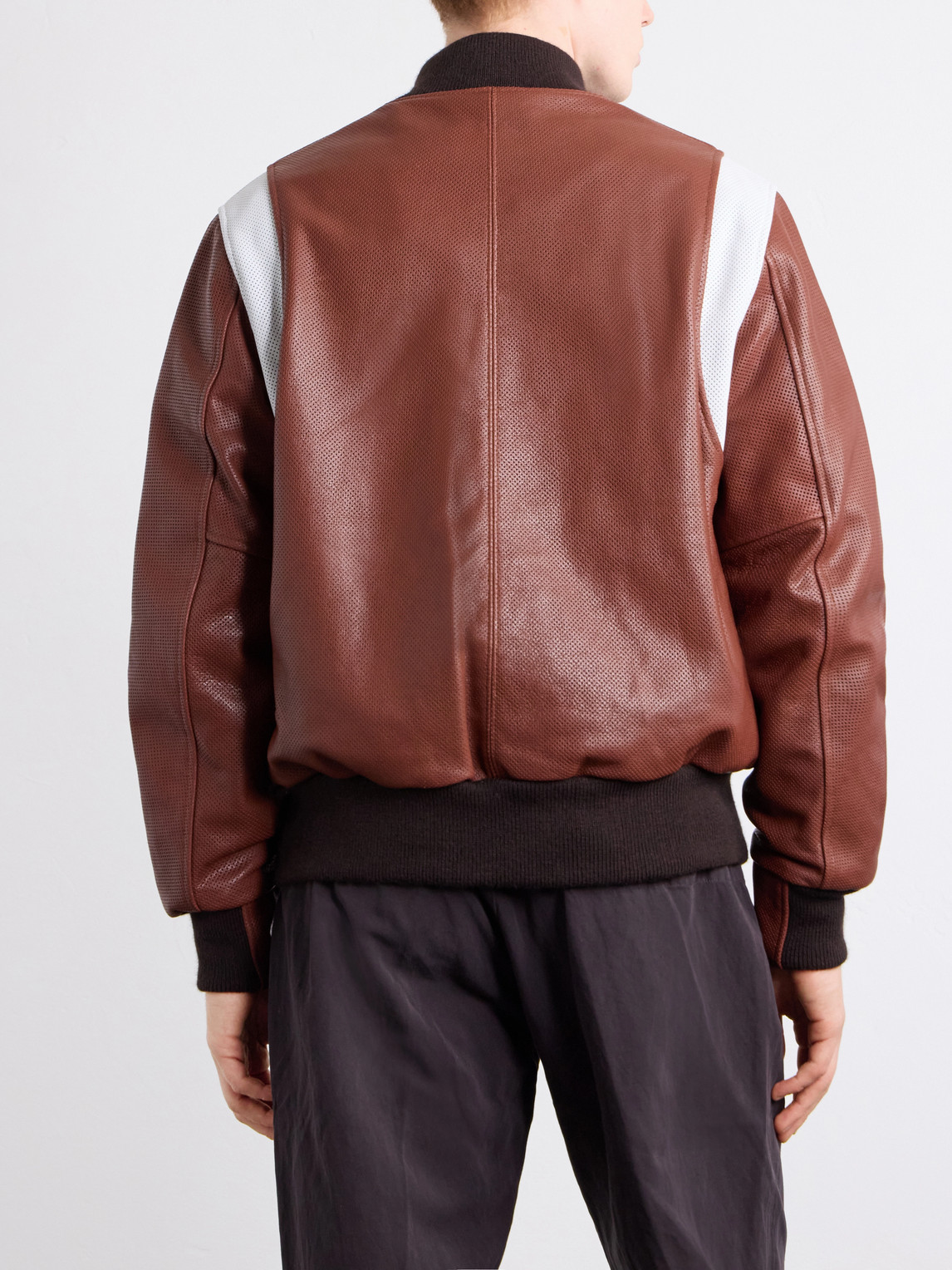 Perforated Fabric Leather