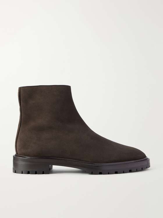 Therow Moto Suede Chelsea Boots