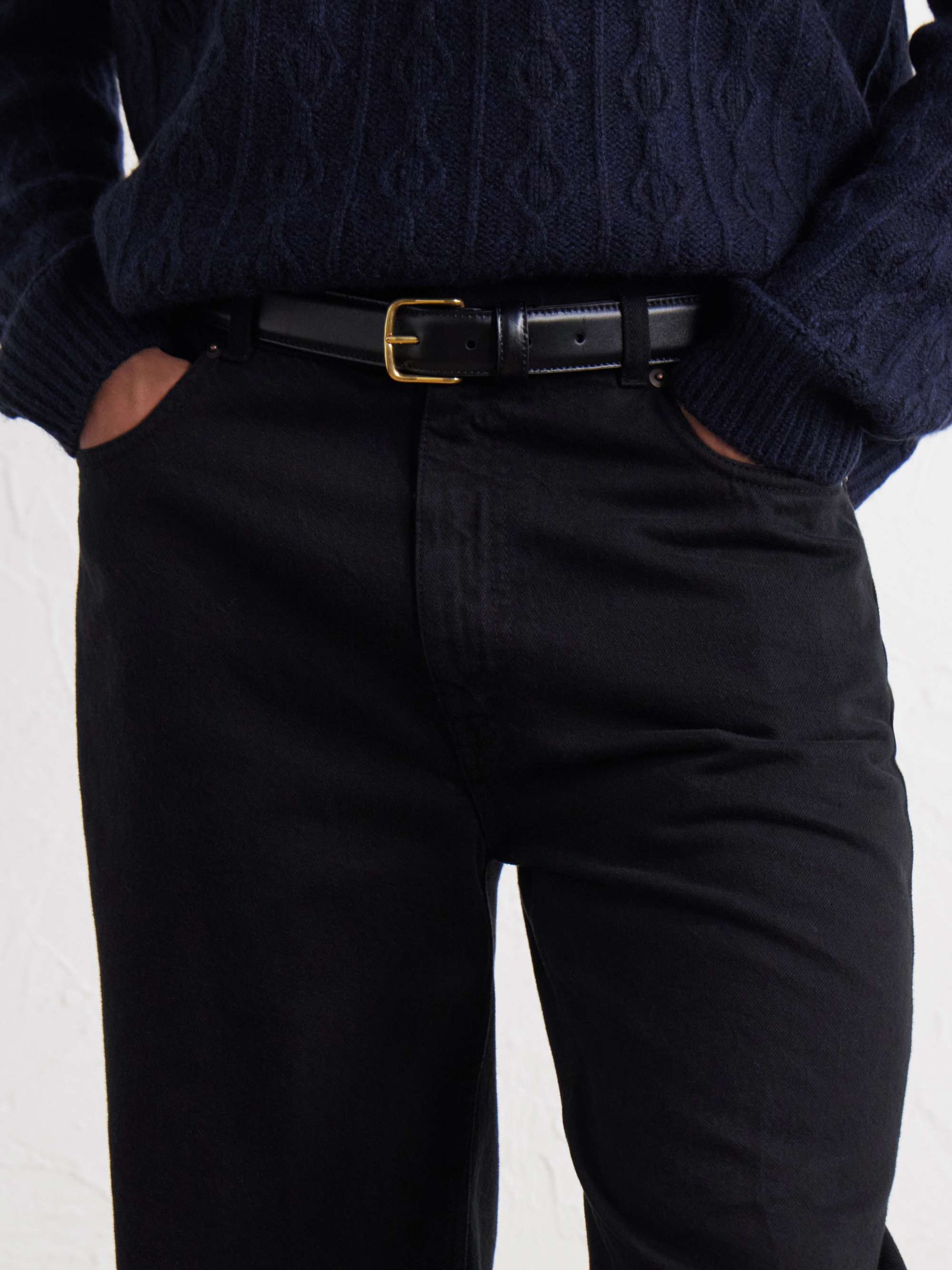 THE ROW 3cm Leather Belt