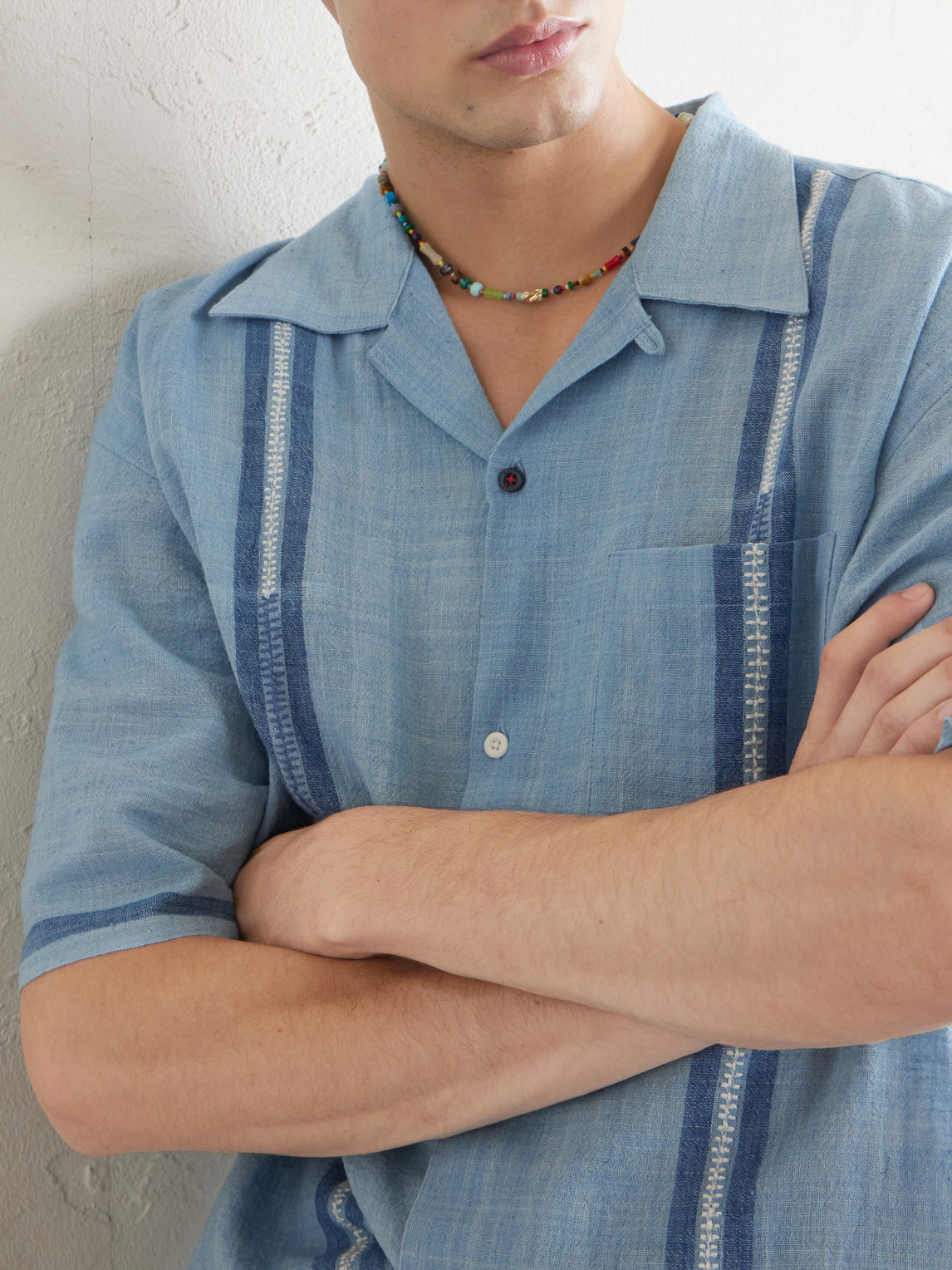 Rohit Embroidered Cotton Shirt