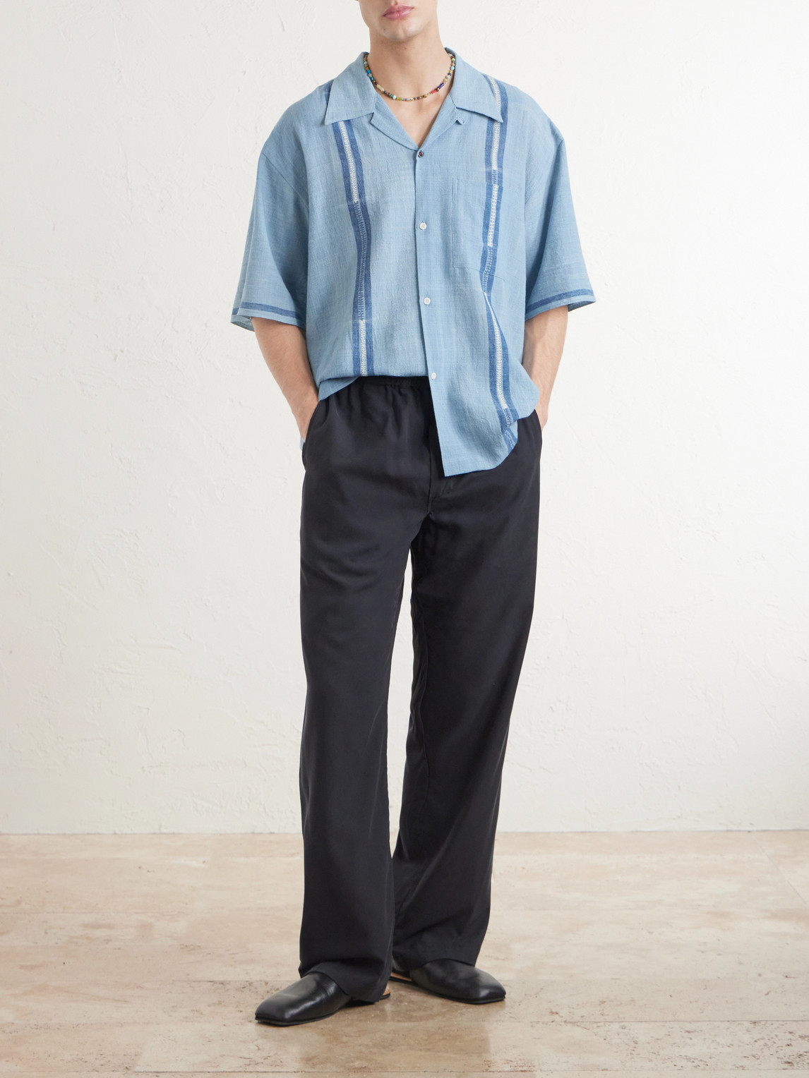 Rohit Embroidered Cotton Shirt
