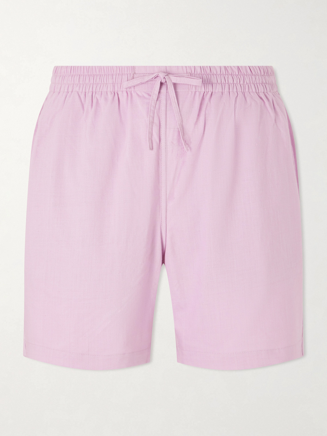 Kardo Olbia Straight-leg Cotton Drawstring Shorts In Pink