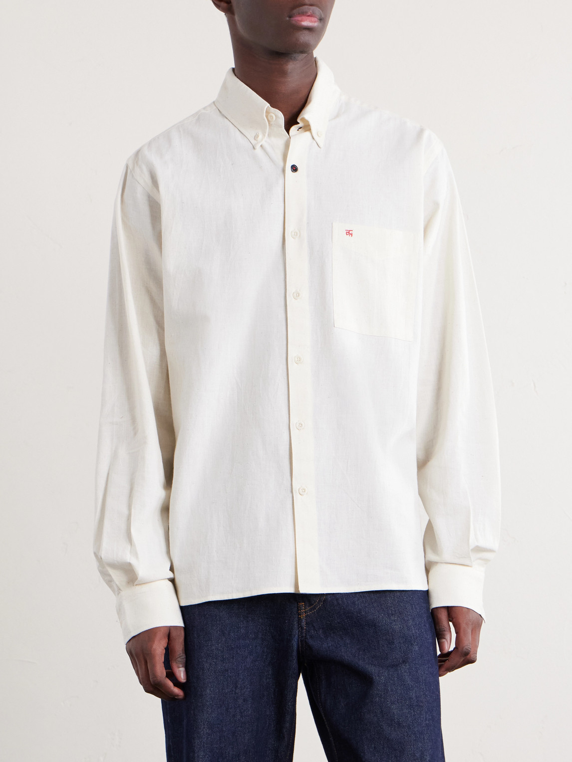  Kardo - Ronald Cotton Shirt - Men - Neutrals - S 
