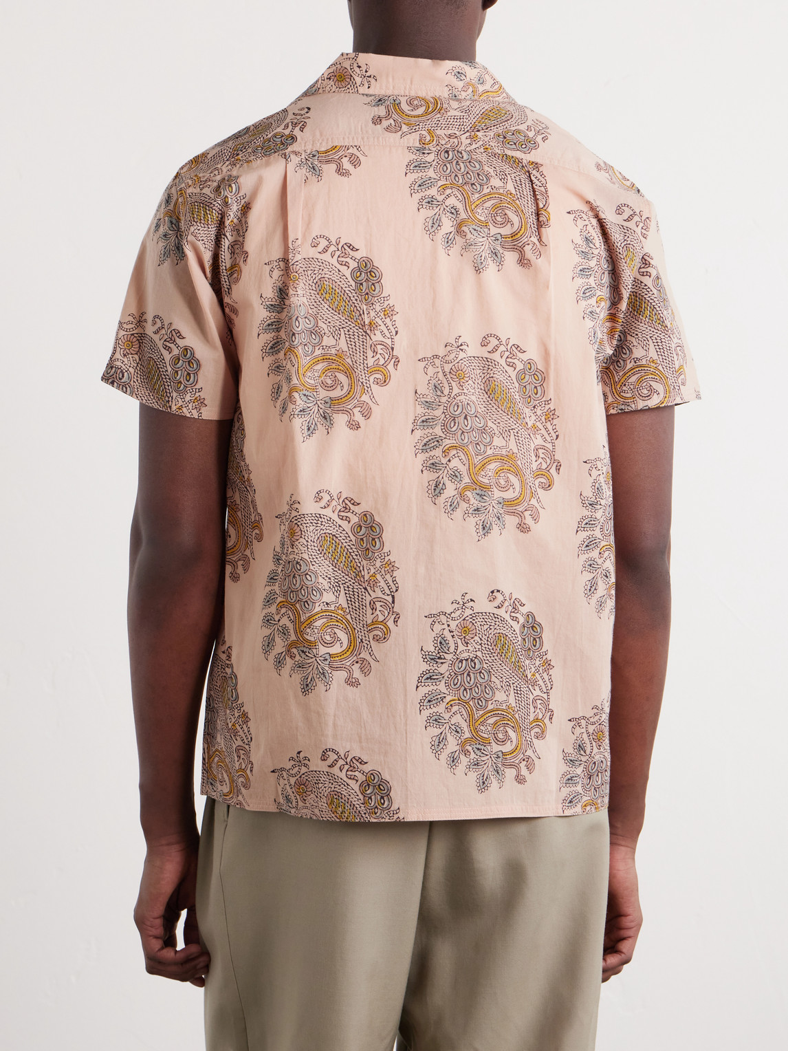  Kardo - Chintan Printed Cotton Shirt - Men - Neutrals - S 
