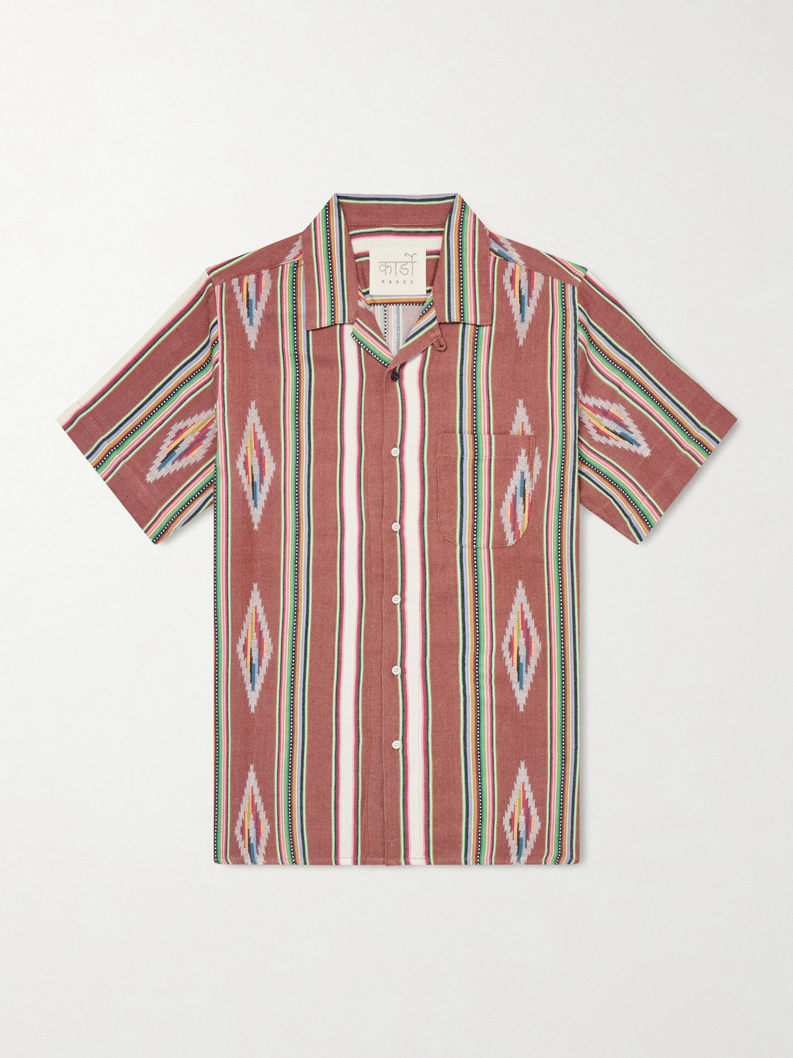 Kardo Lamar Cotton Shirt In Red
