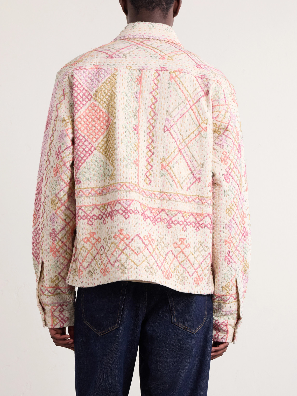  Kardo - Bodhi Cotton-jacquard Jacket - Men - Pink - M 