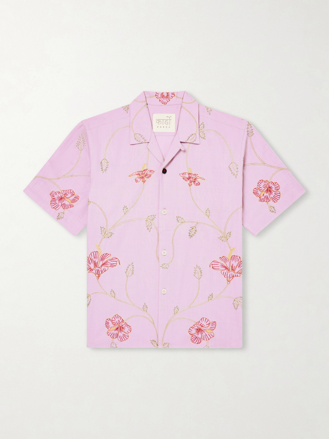 Kardo Ronen Cotton Shirt In Pink