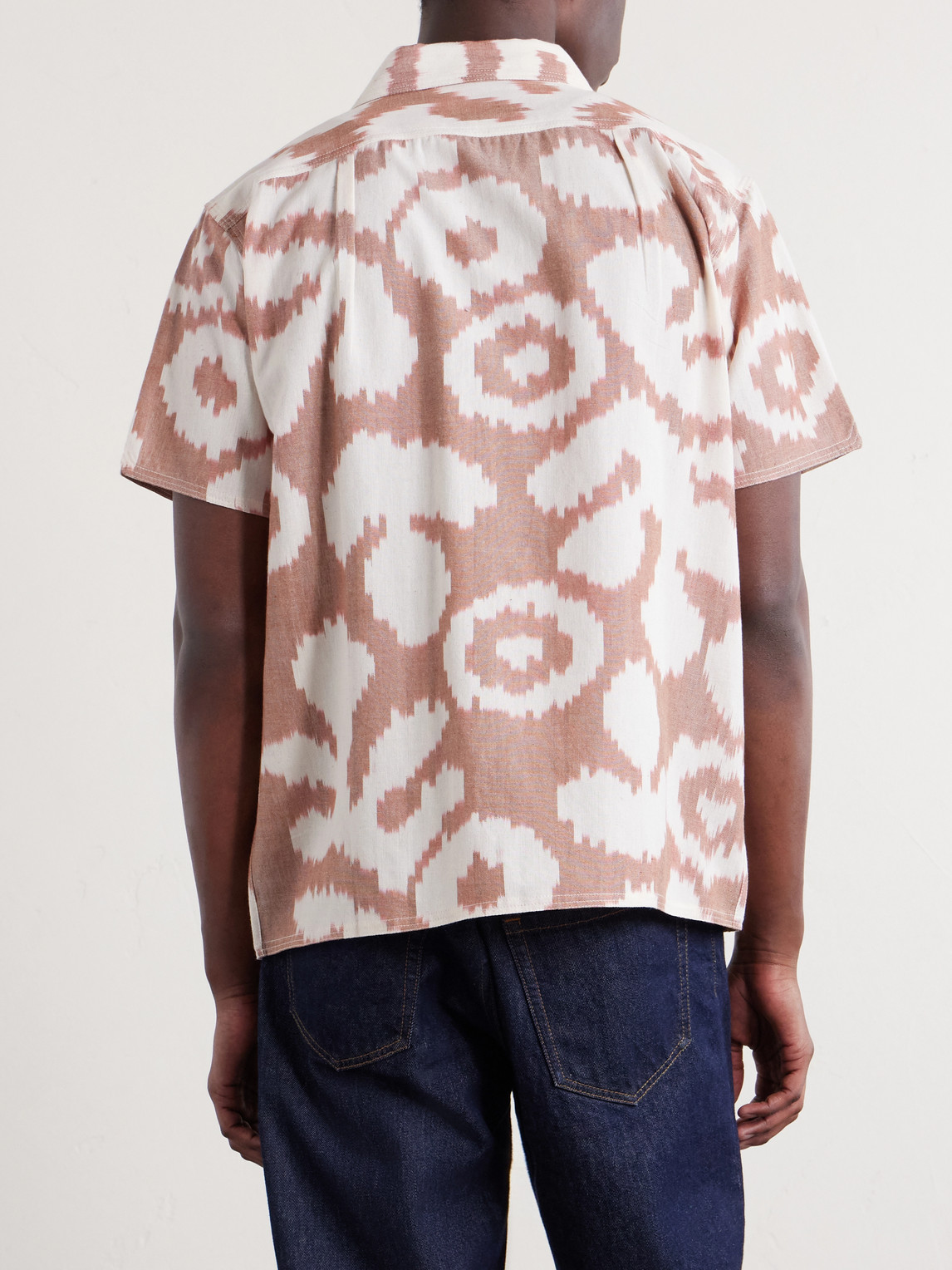 Kardo - Chintan Embroidered Cotton Shirt - Men - Brown - S 