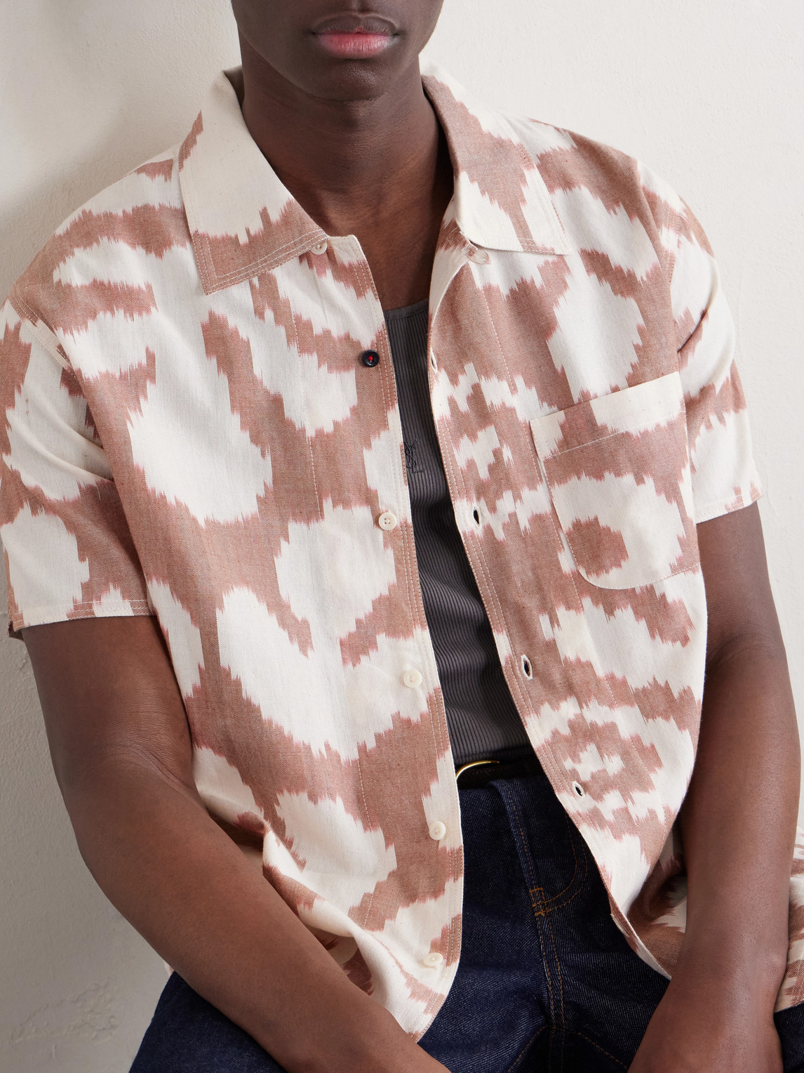 Chintan Embroidered Cotton Shirt