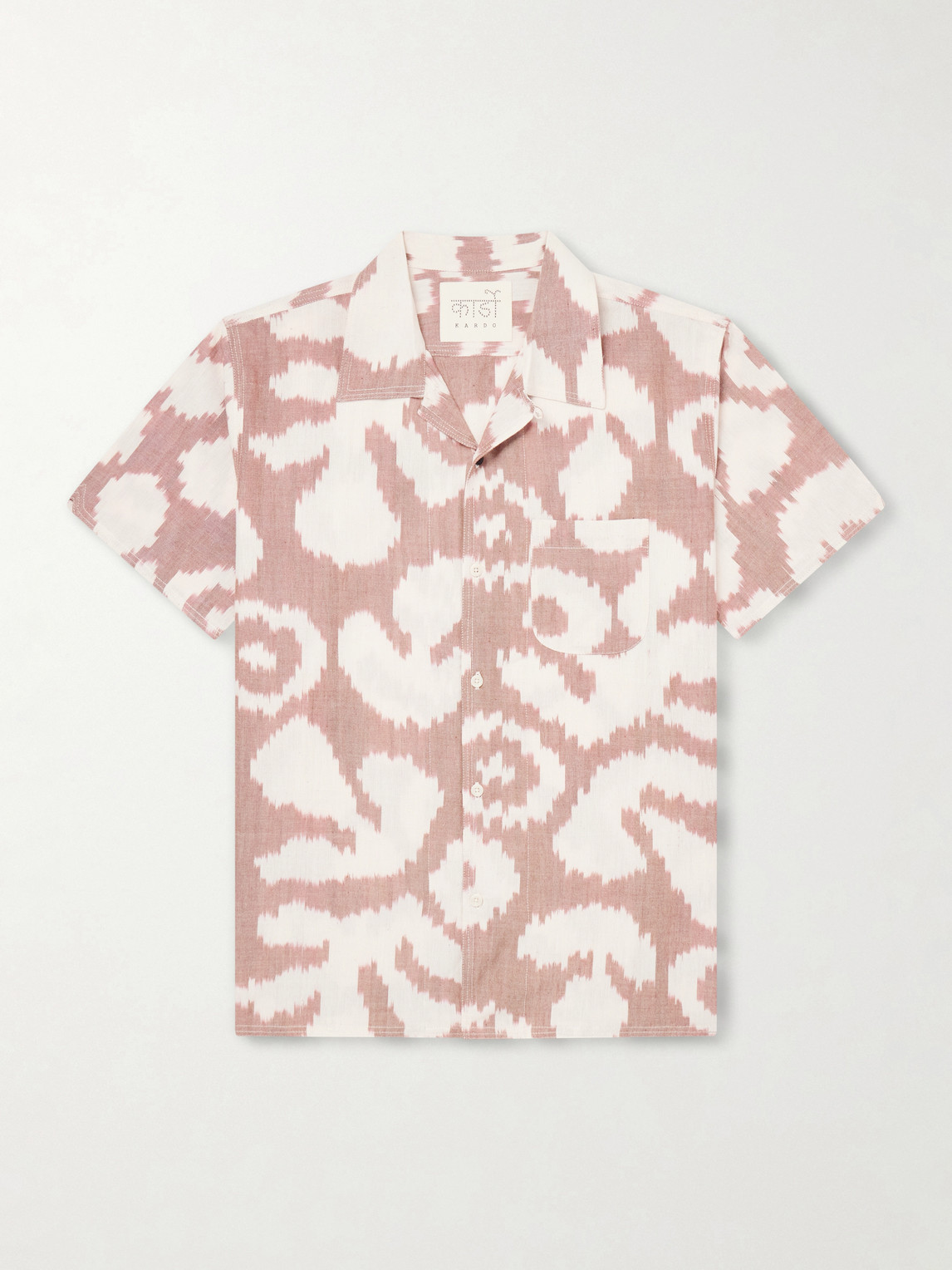 Kardo Chintan Embroidered Cotton Shirt In Multi