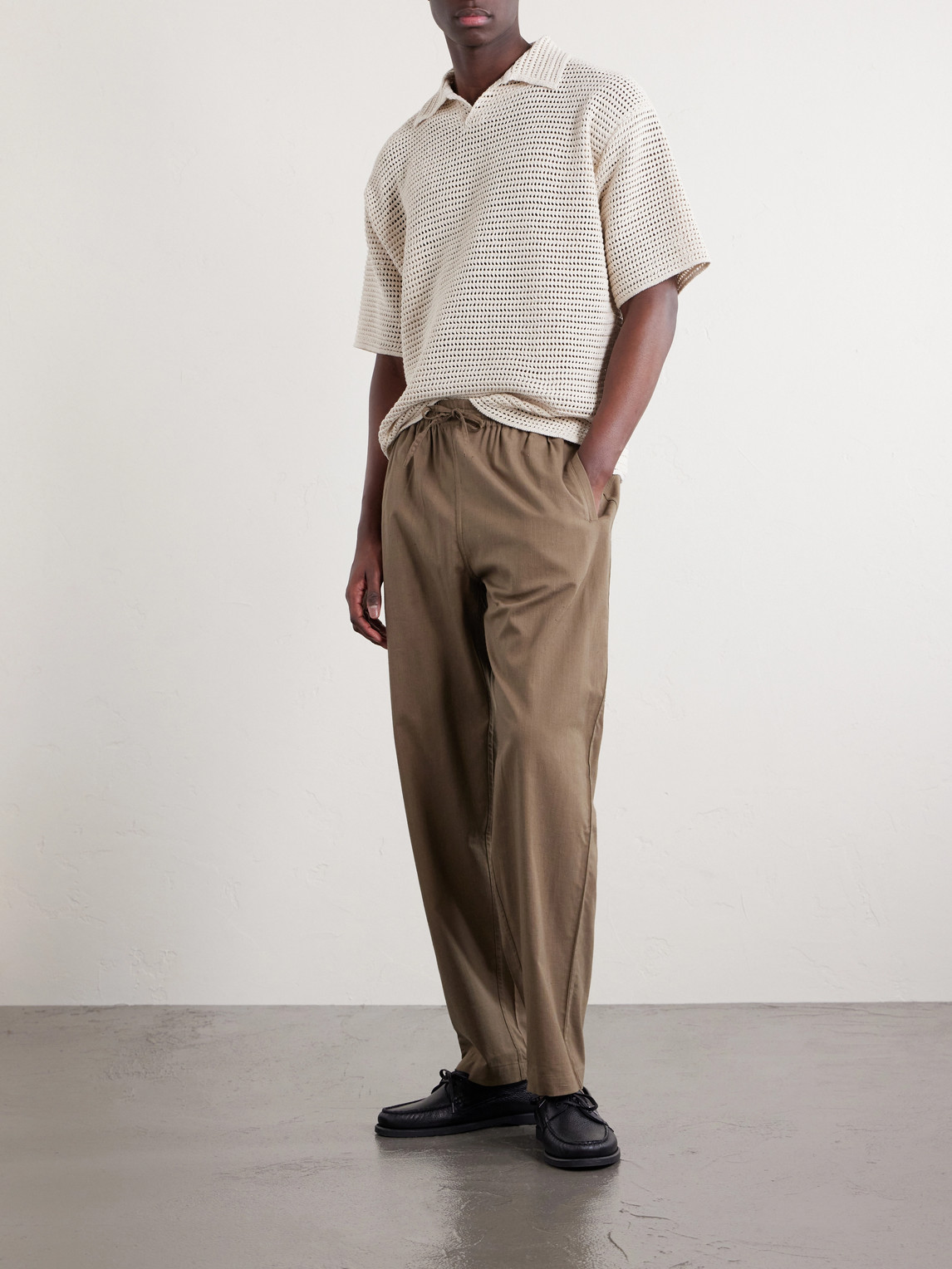 Roy Straight-Leg Cotton Trousers