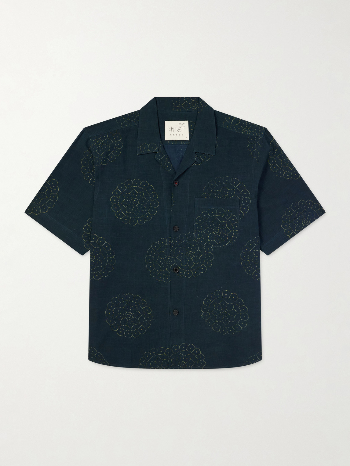 Kardo Ronen Cotton Shirt In Blue