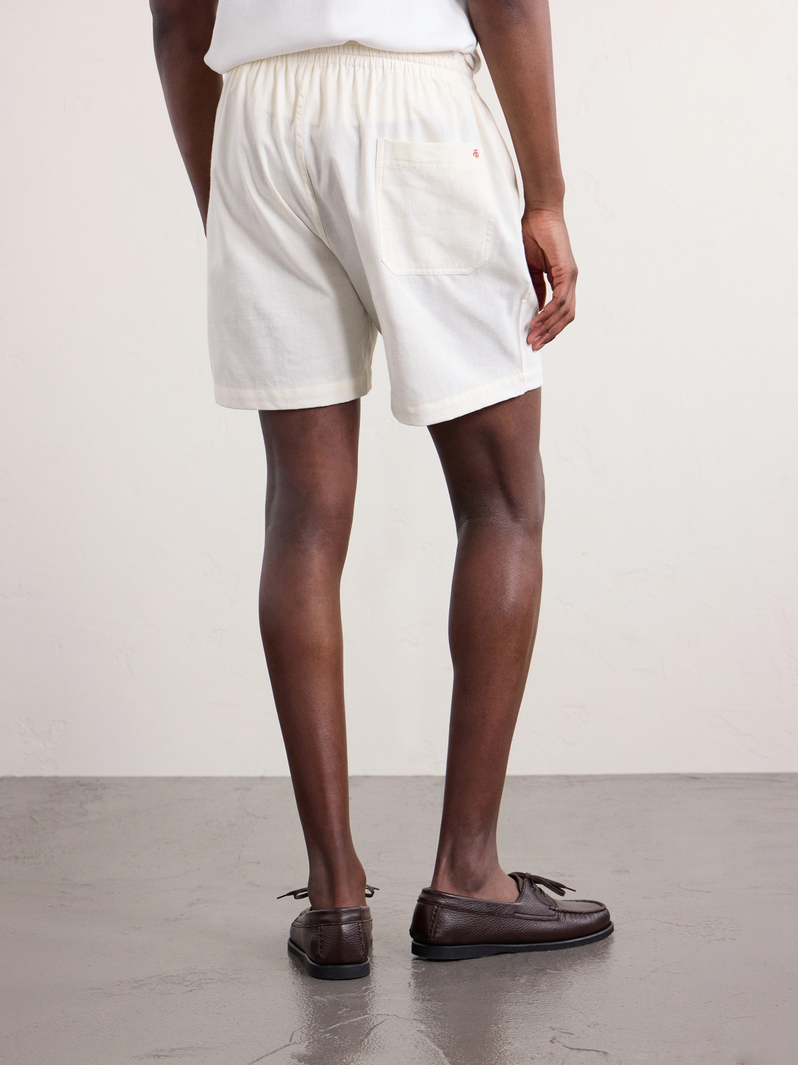  Kardo - Olbia Straight-leg Cotton Drawstring Shorts - Men - Neutrals - S 