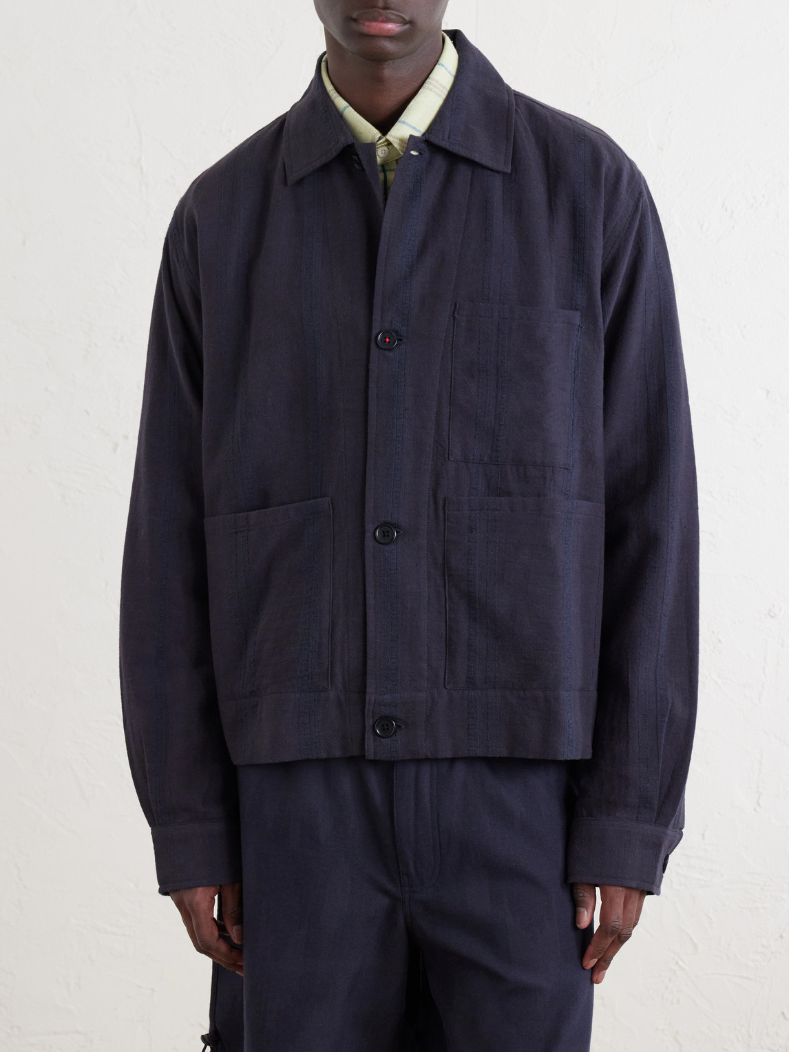  Kardo - Bodhi Cotton-jacquard Jacket - Men - Black - S 