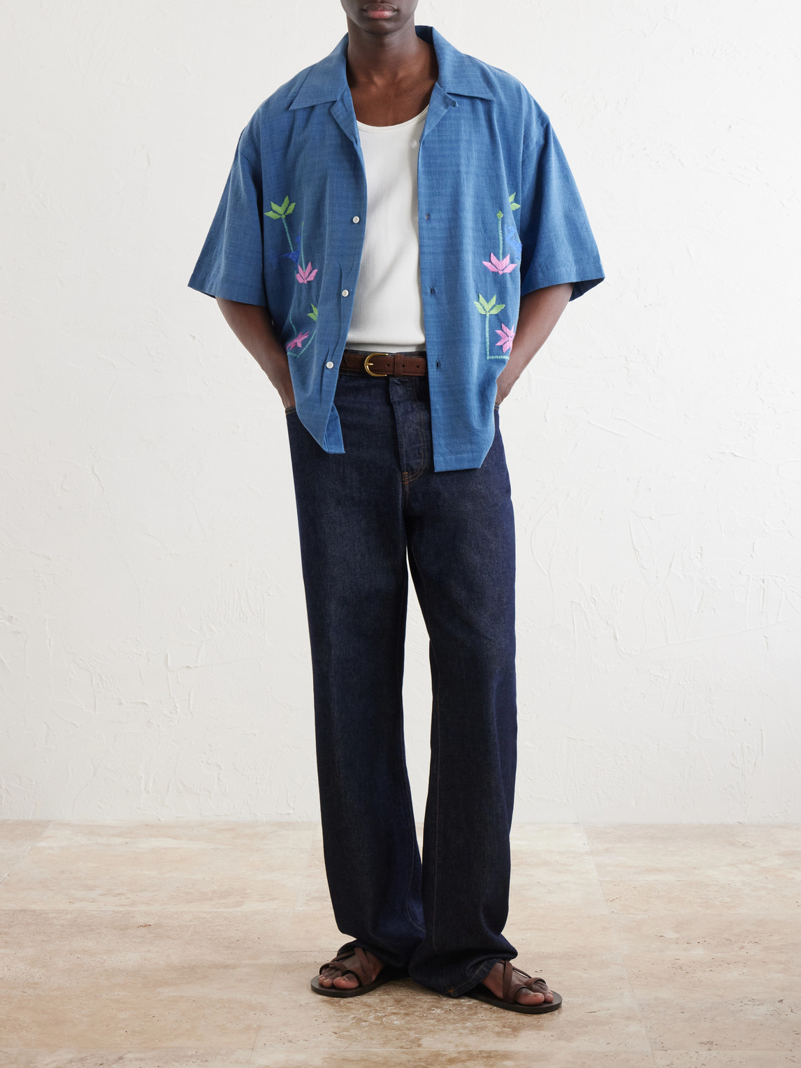 Rohit Embroidered Cotton Shirt