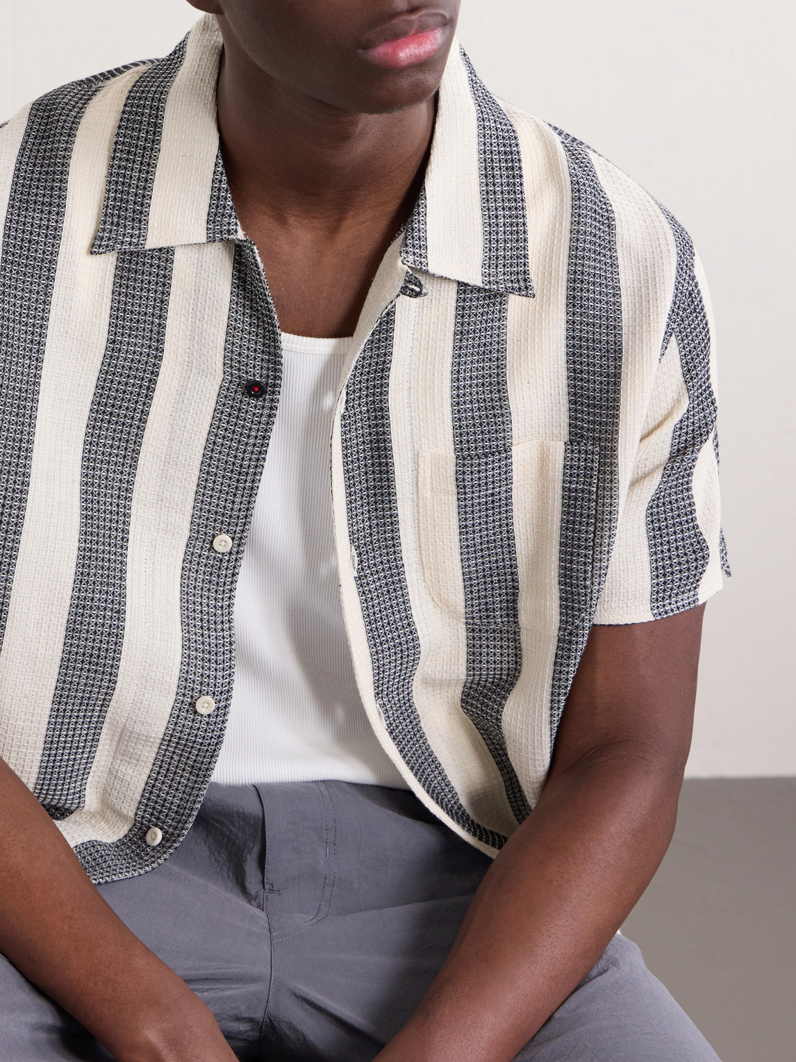 Chintan Striped Cotton Shirt