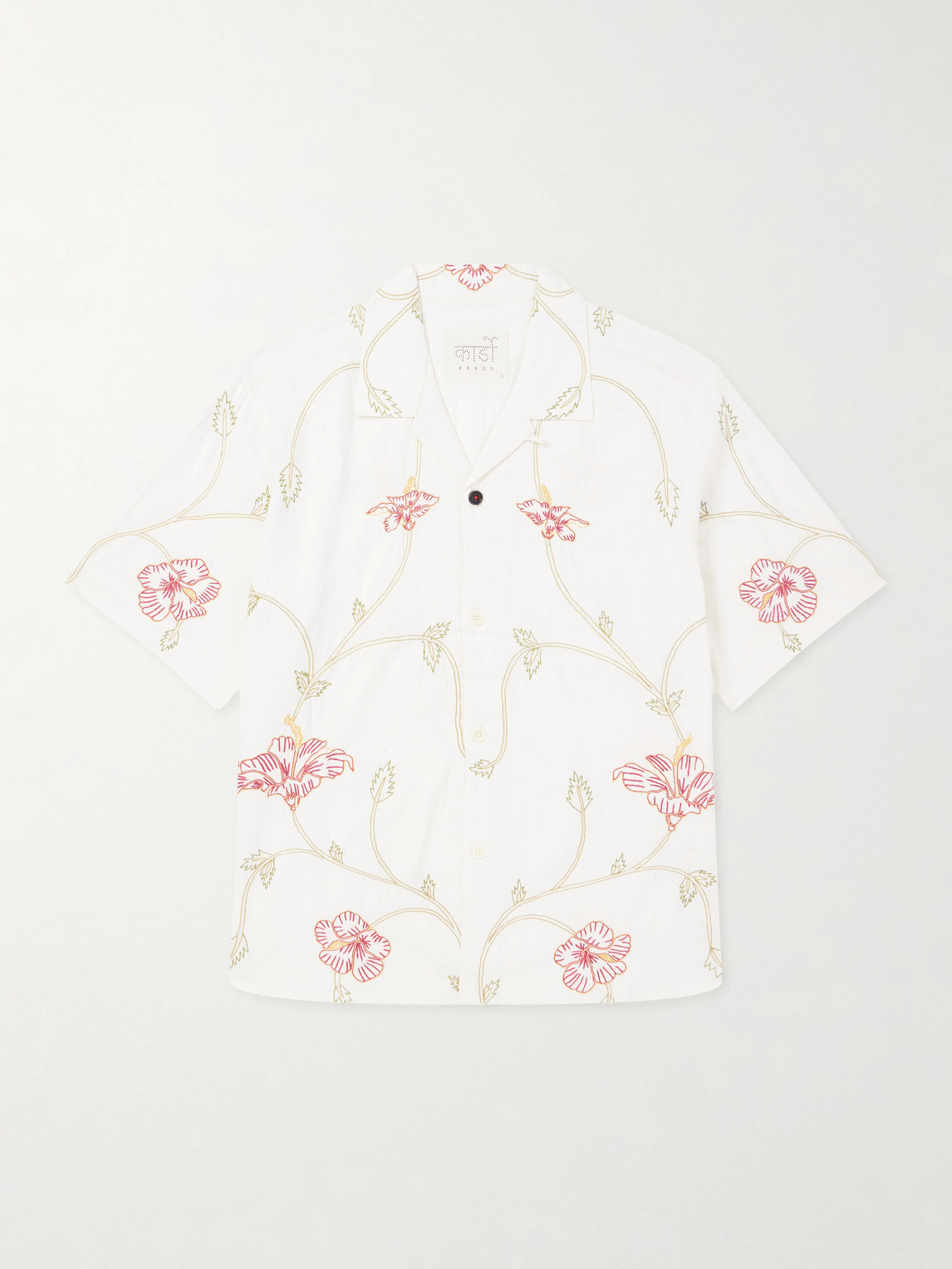 Kardo Ronen Cotton Shirt In White