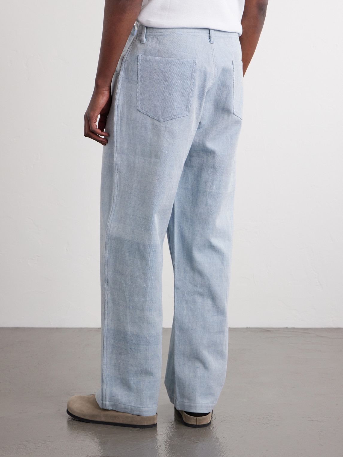 Kardo Rupinder Wide-leg Jeans In Blue