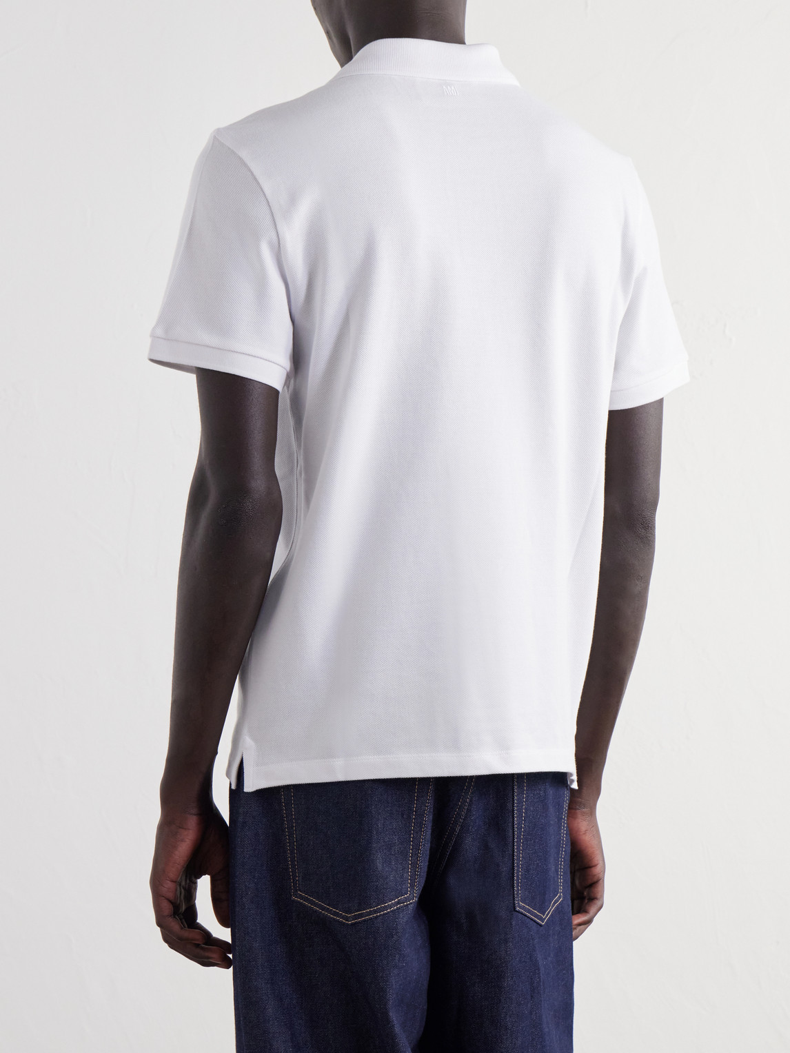 Logo-Embroidered Cotton-Piqué Polo Shirt