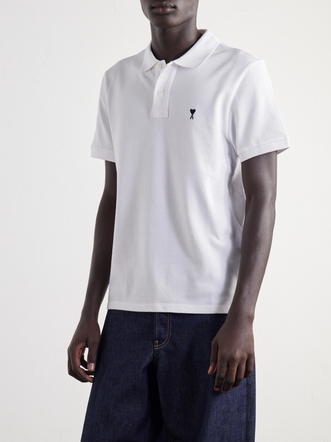 Logo-Embroidered Cotton-Piqué Polo Shirt