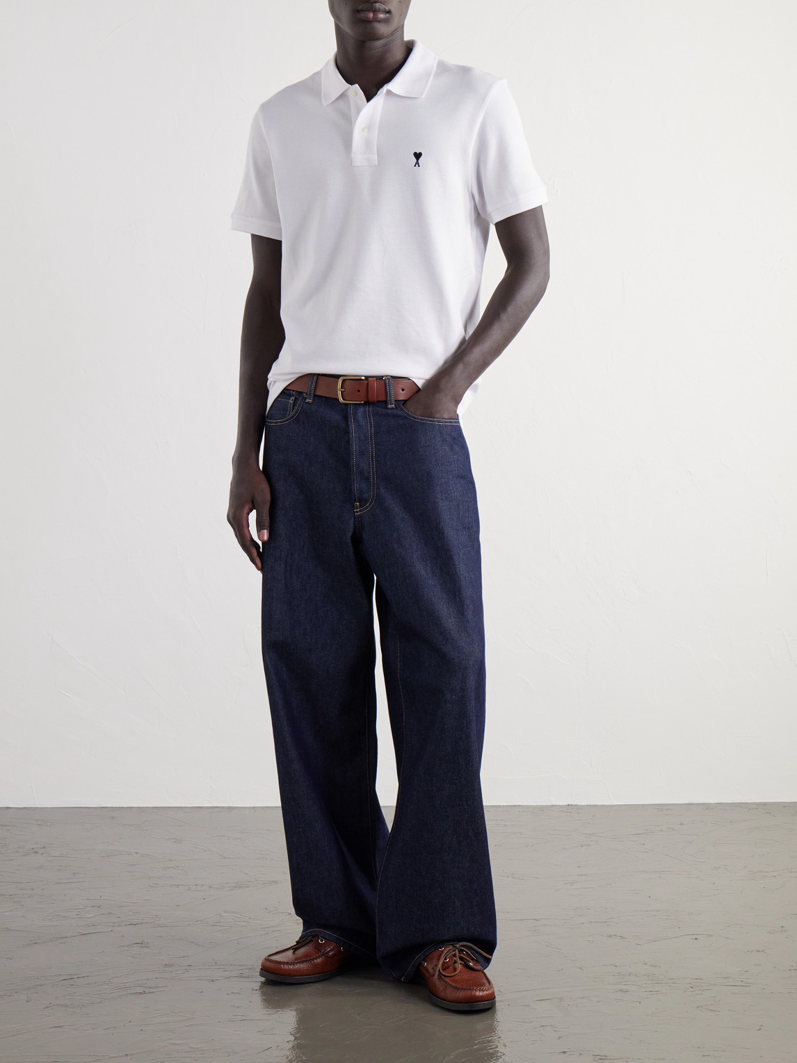Logo-Embroidered Cotton-Piqué Polo Shirt