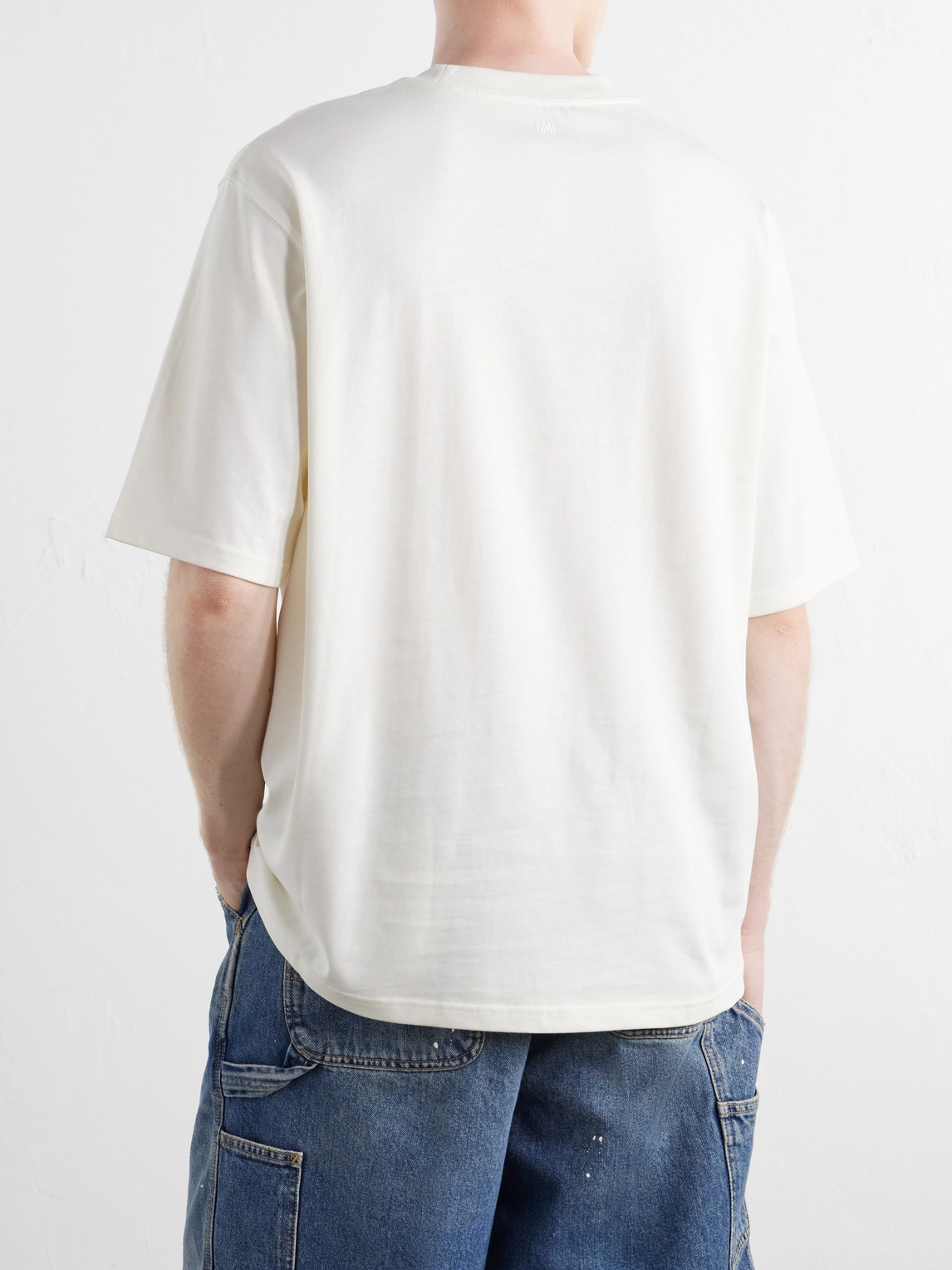 Logo-Embroidered Cotton-Jersey T-Shirt