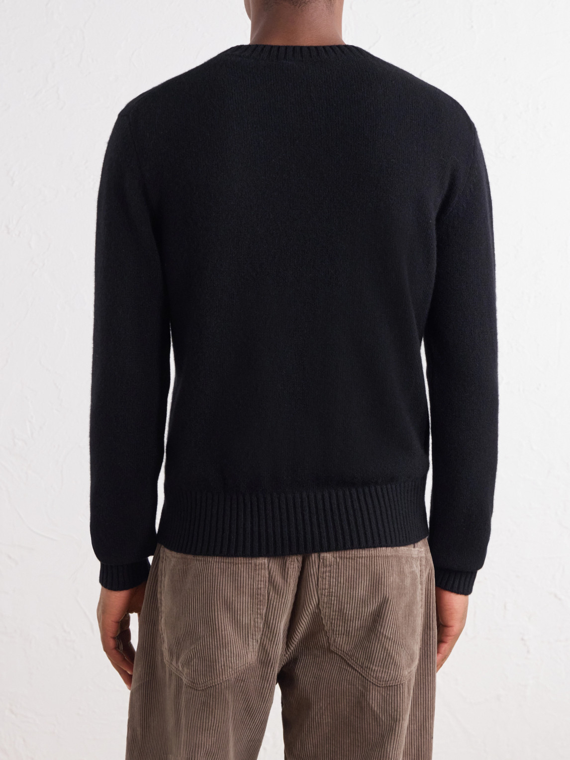 Logo-Embroidered Cashmere And Wool-Blend Sweater