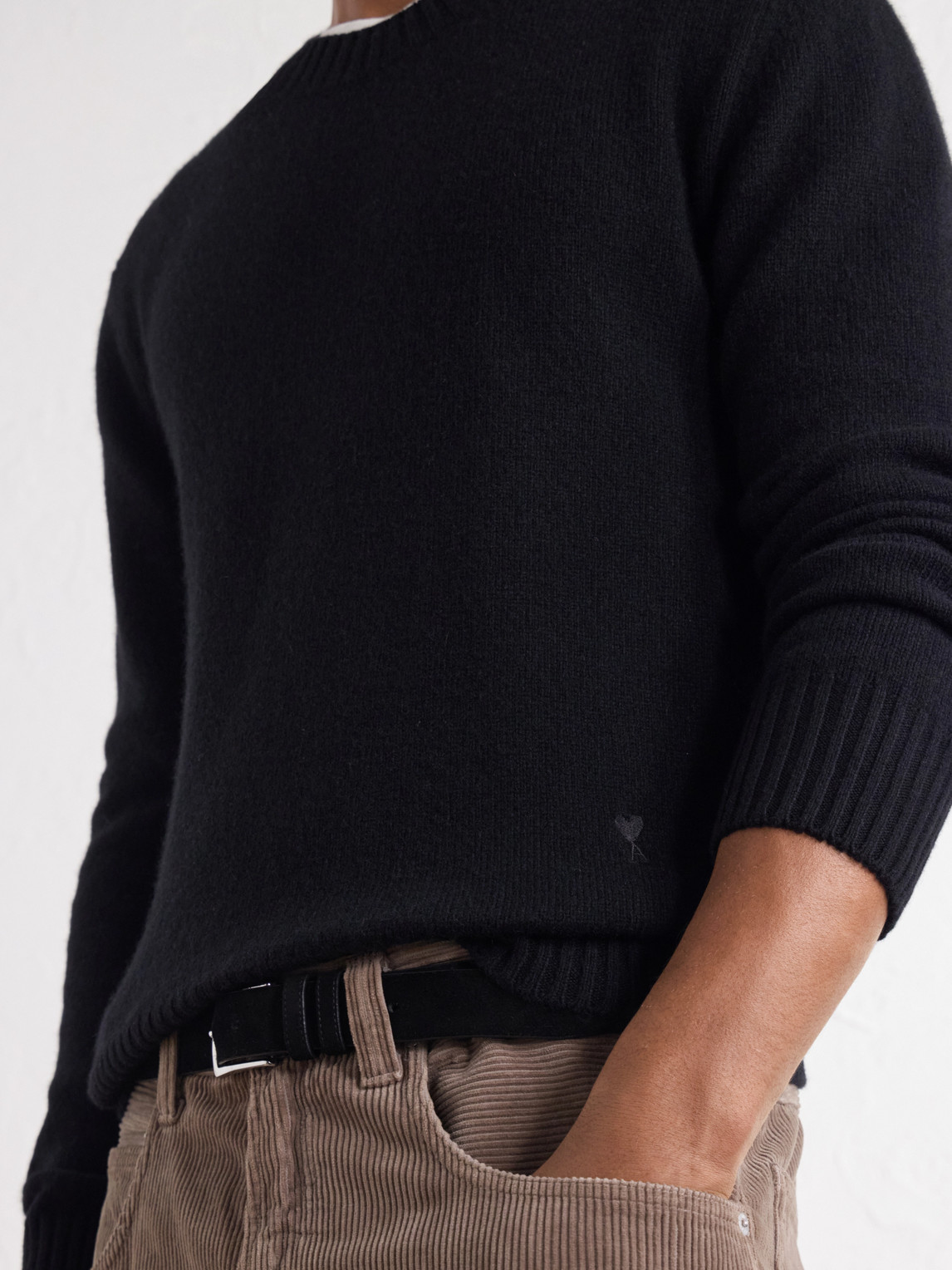 Logo-Embroidered Cashmere And Wool-Blend Sweater