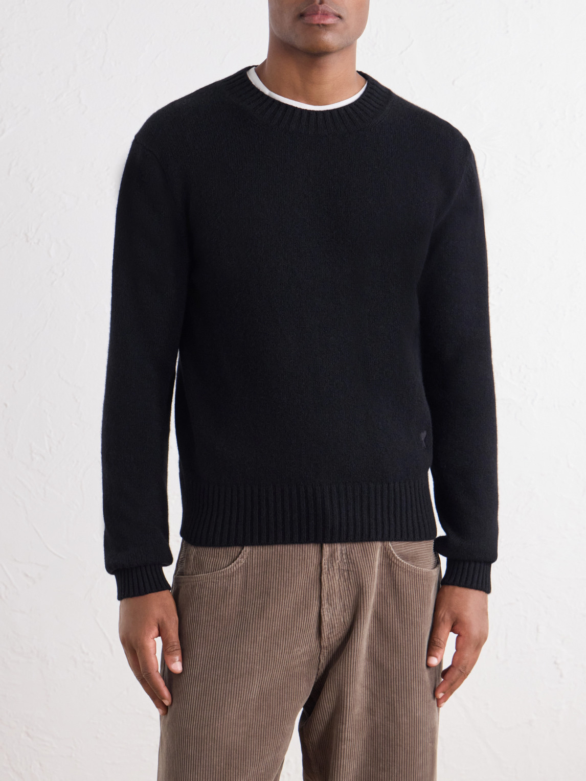 Logo-Embroidered Cashmere And Wool-Blend Sweater