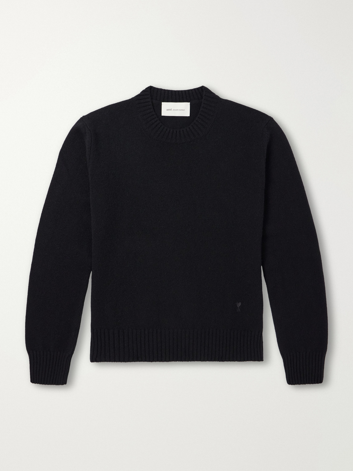 Logo-Embroidered Cashmere And Wool-Blend Sweater
