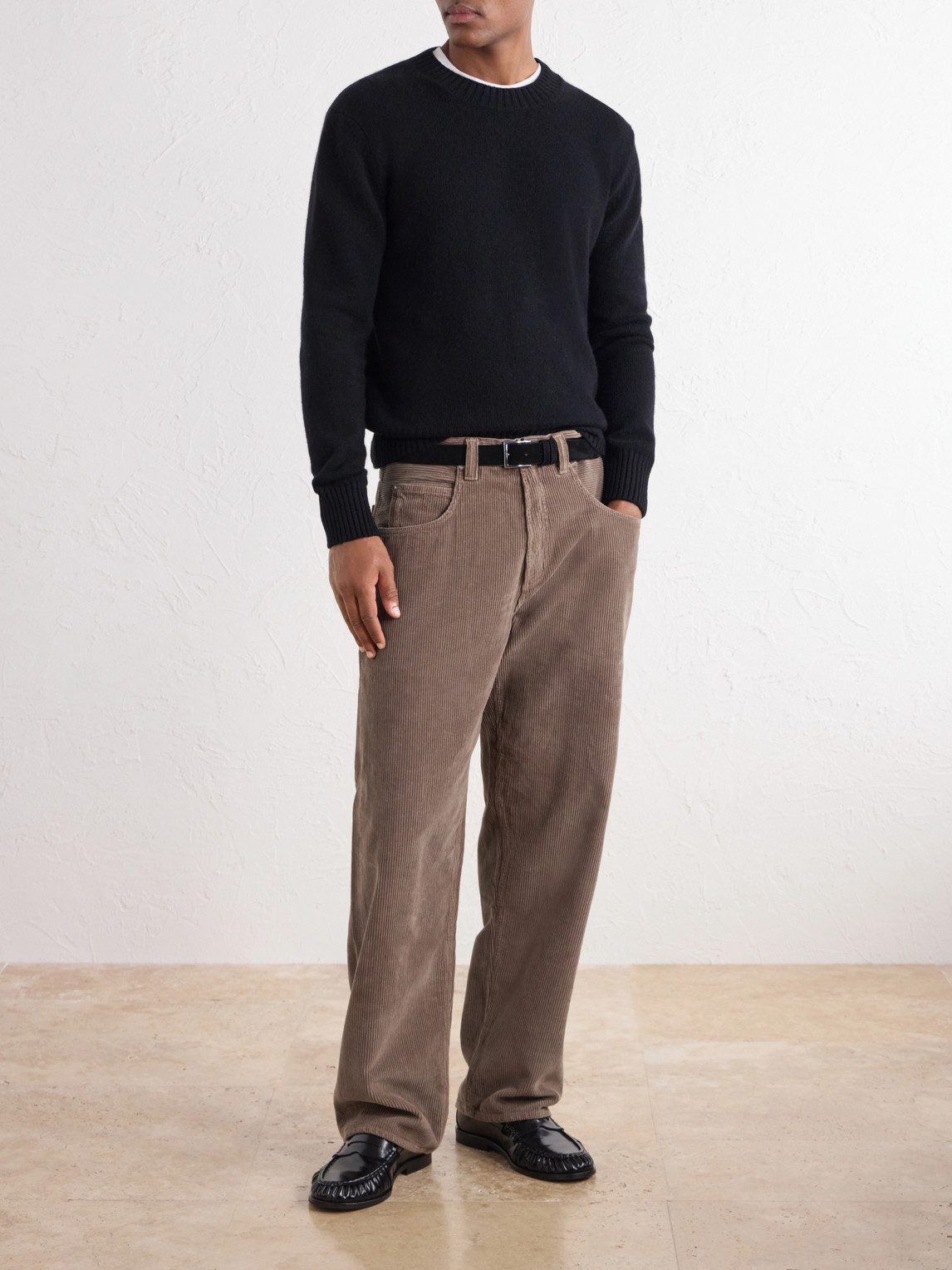 Logo-Embroidered Cashmere And Wool-Blend Sweater