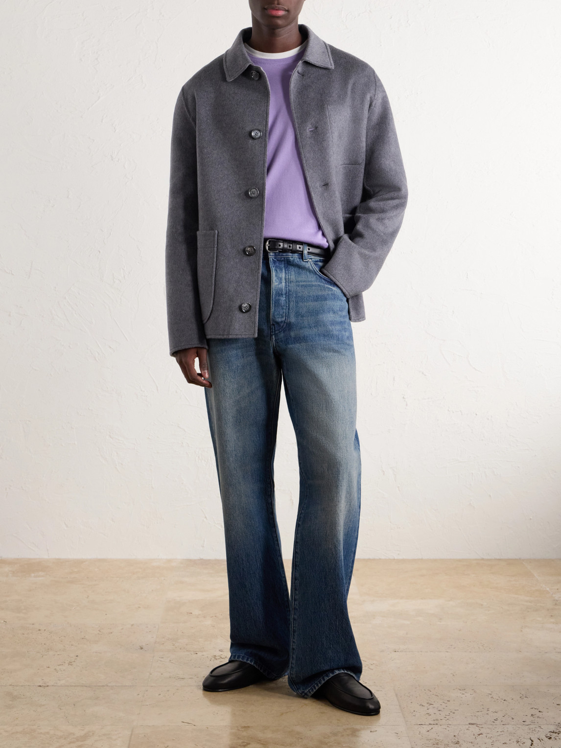 Brushed Wool And Cashmere-Blend Felt Blouson Jacket
