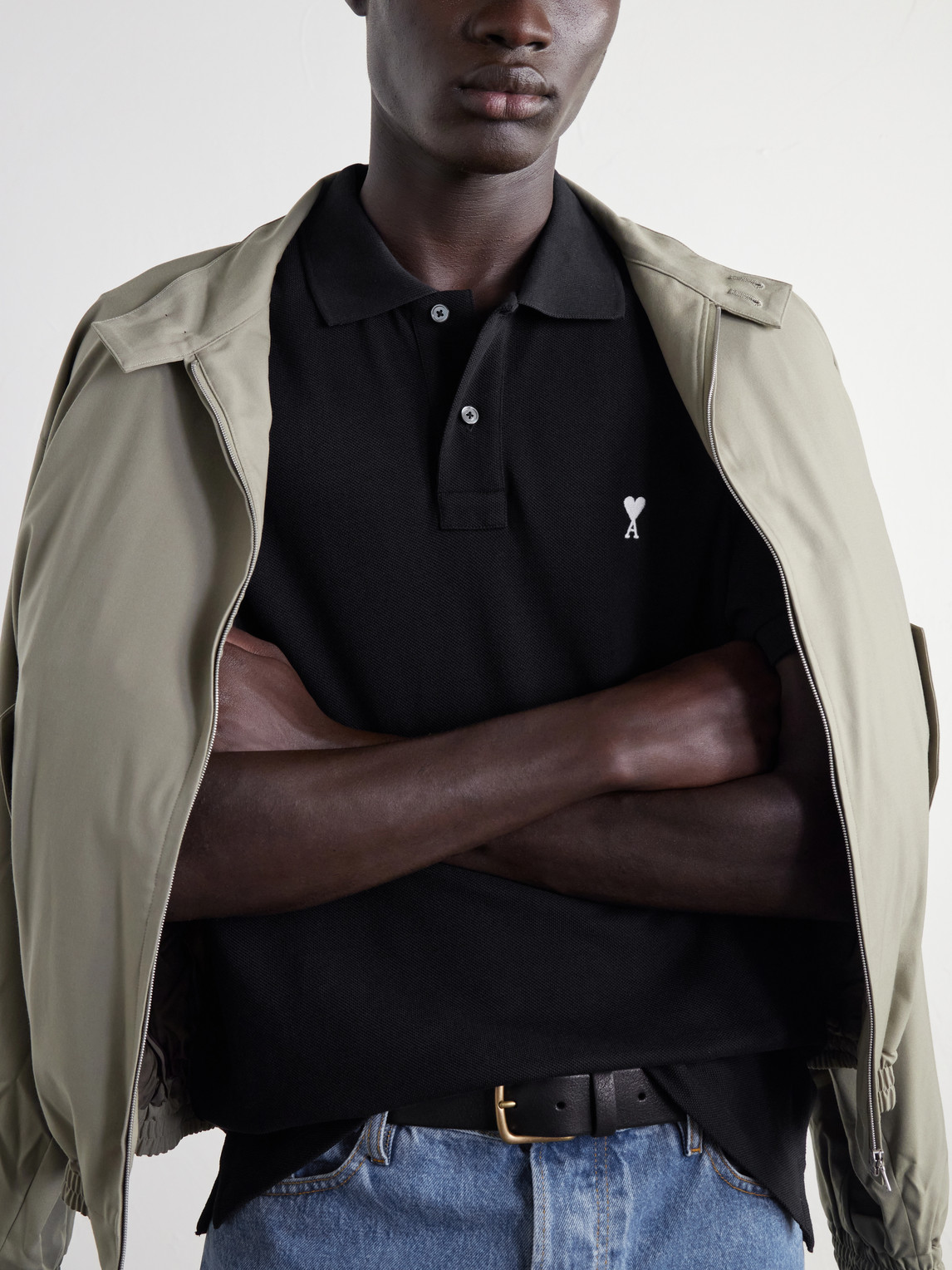 Logo-Embroidered Cotton-Piqué Polo Shirt