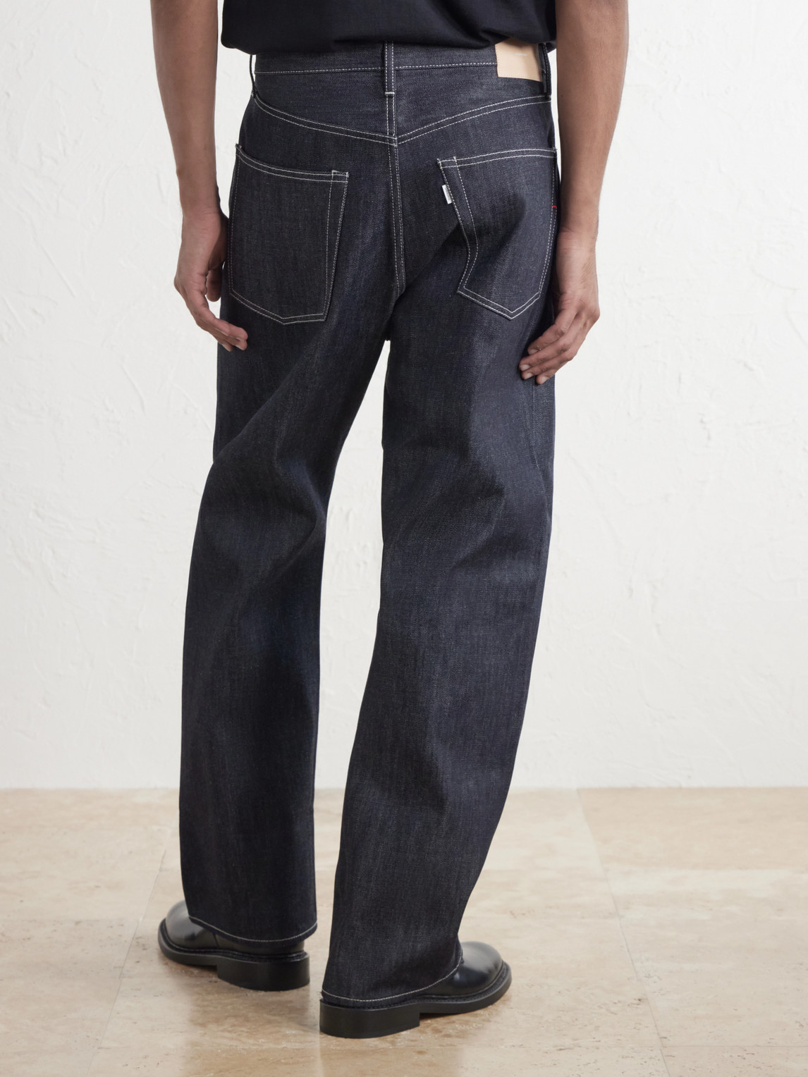 Selvage Straight-Leg Jeans