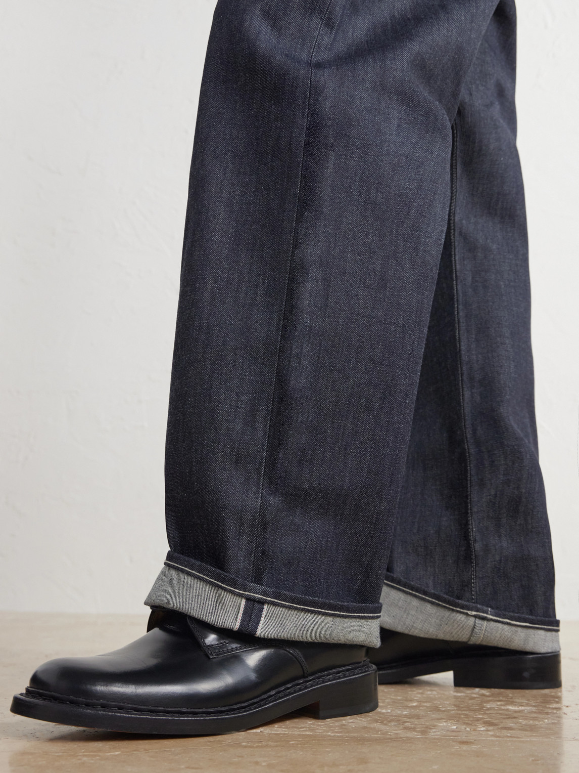 Selvage Straight-Leg Jeans