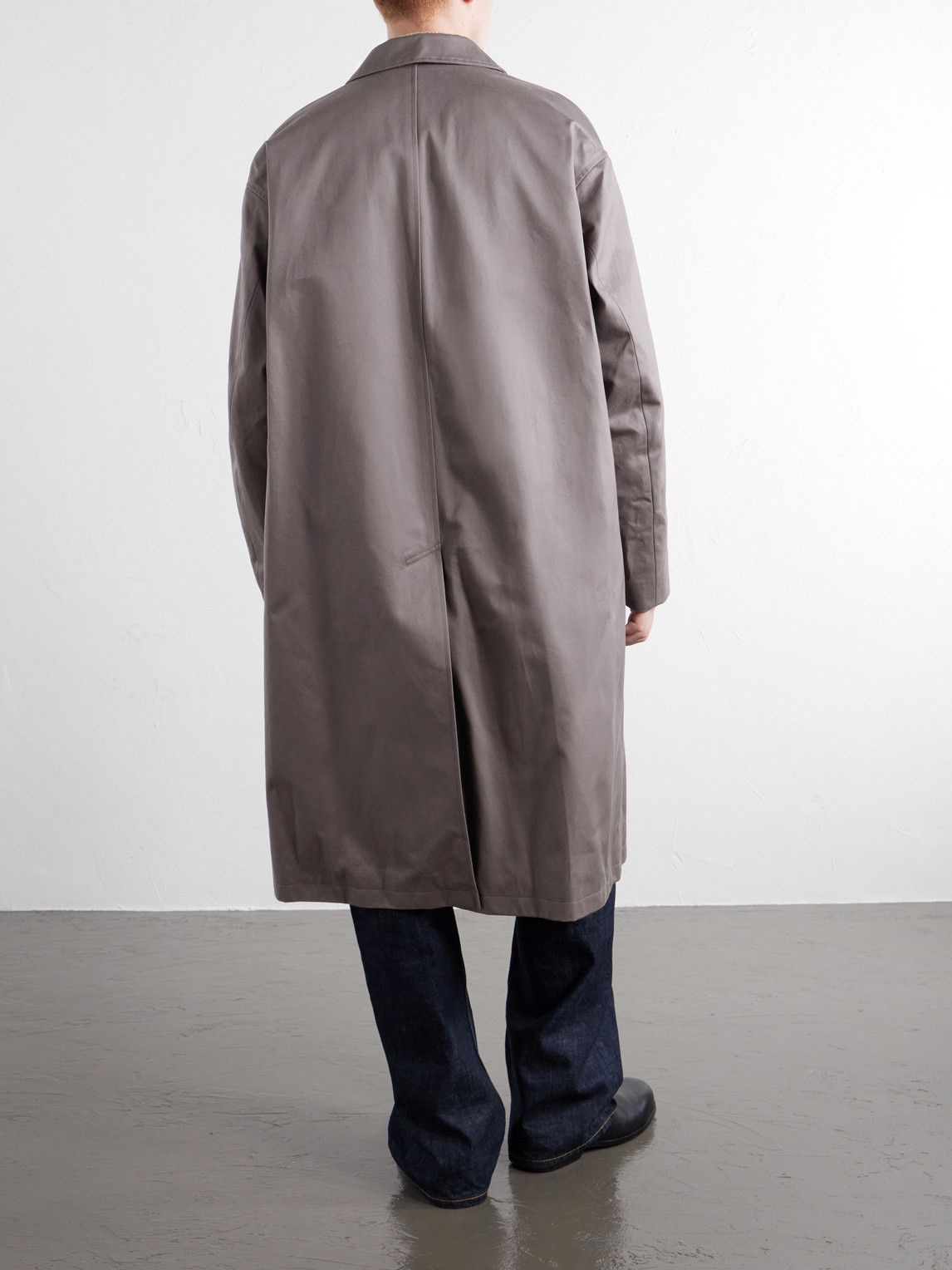 Railway Cotton-Twill Trench Coat