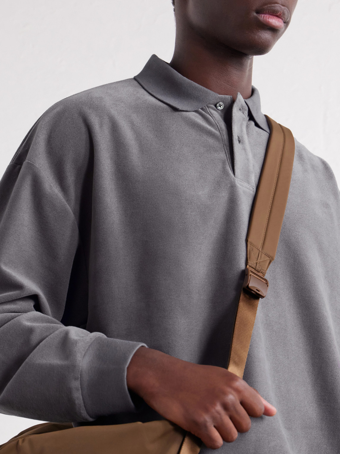 Cotton-Blend Piqué Polo Shirt