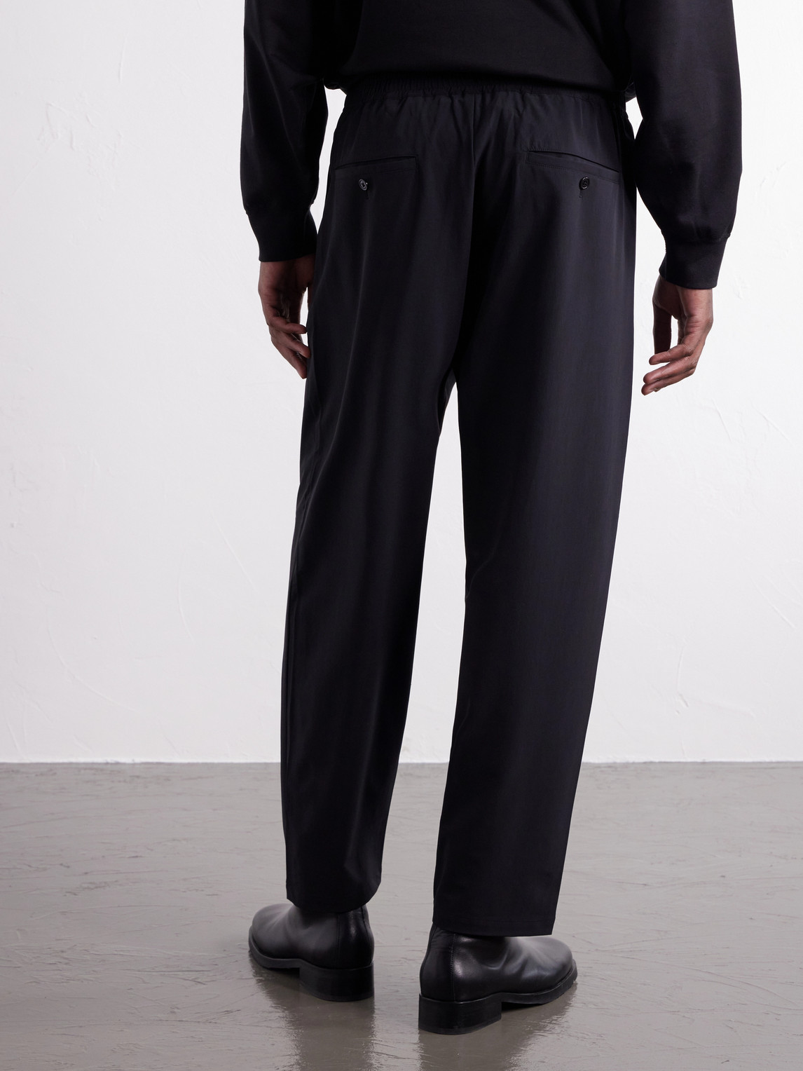 Wide-Leg Pleated Pertex® Equilibrium Trousers