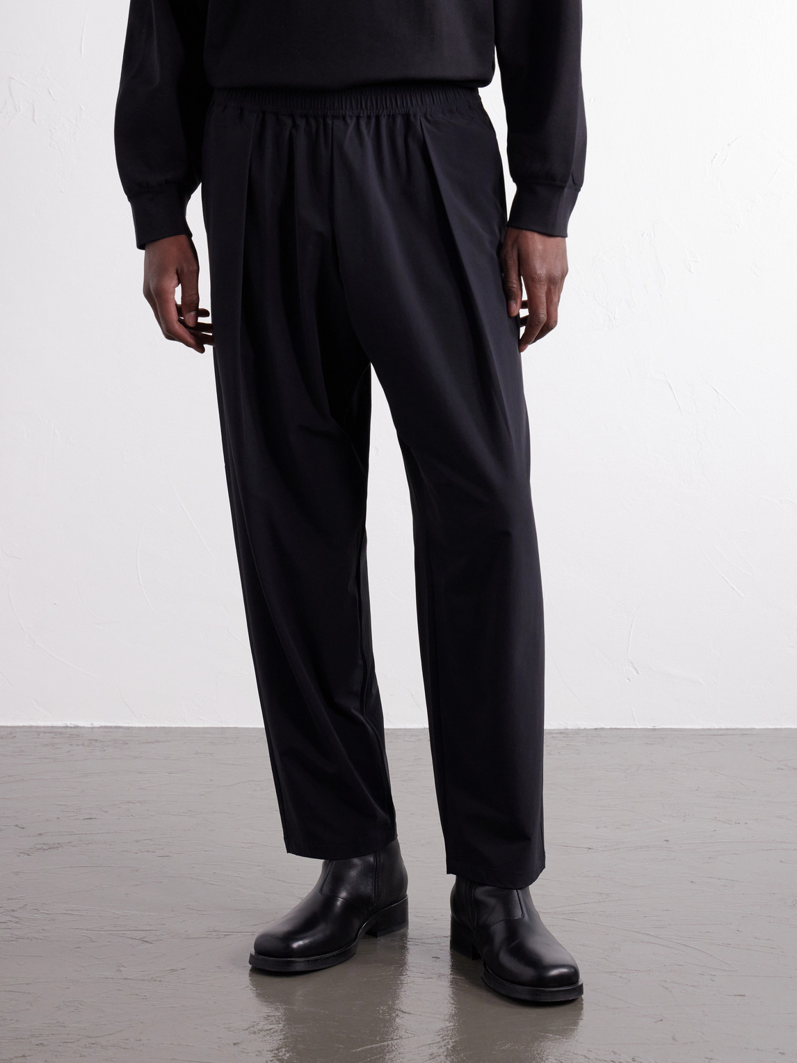 Wide-Leg Pleated Pertex® Equilibrium Trousers