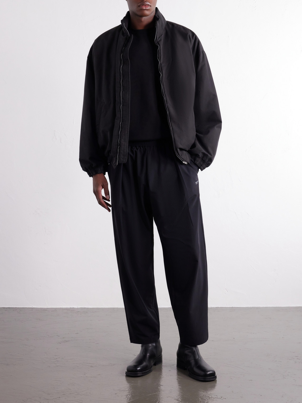 Wide-Leg Pleated Pertex® Equilibrium Trousers