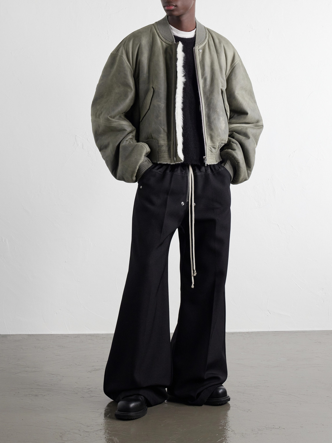Secchia Shearling Bomber Jacket