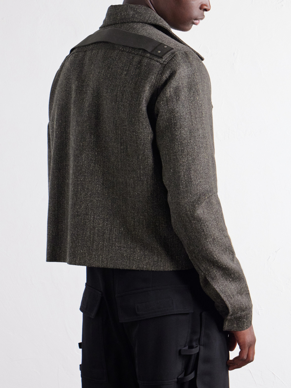 Tower Alice Mélange Wool Bomber Jacket