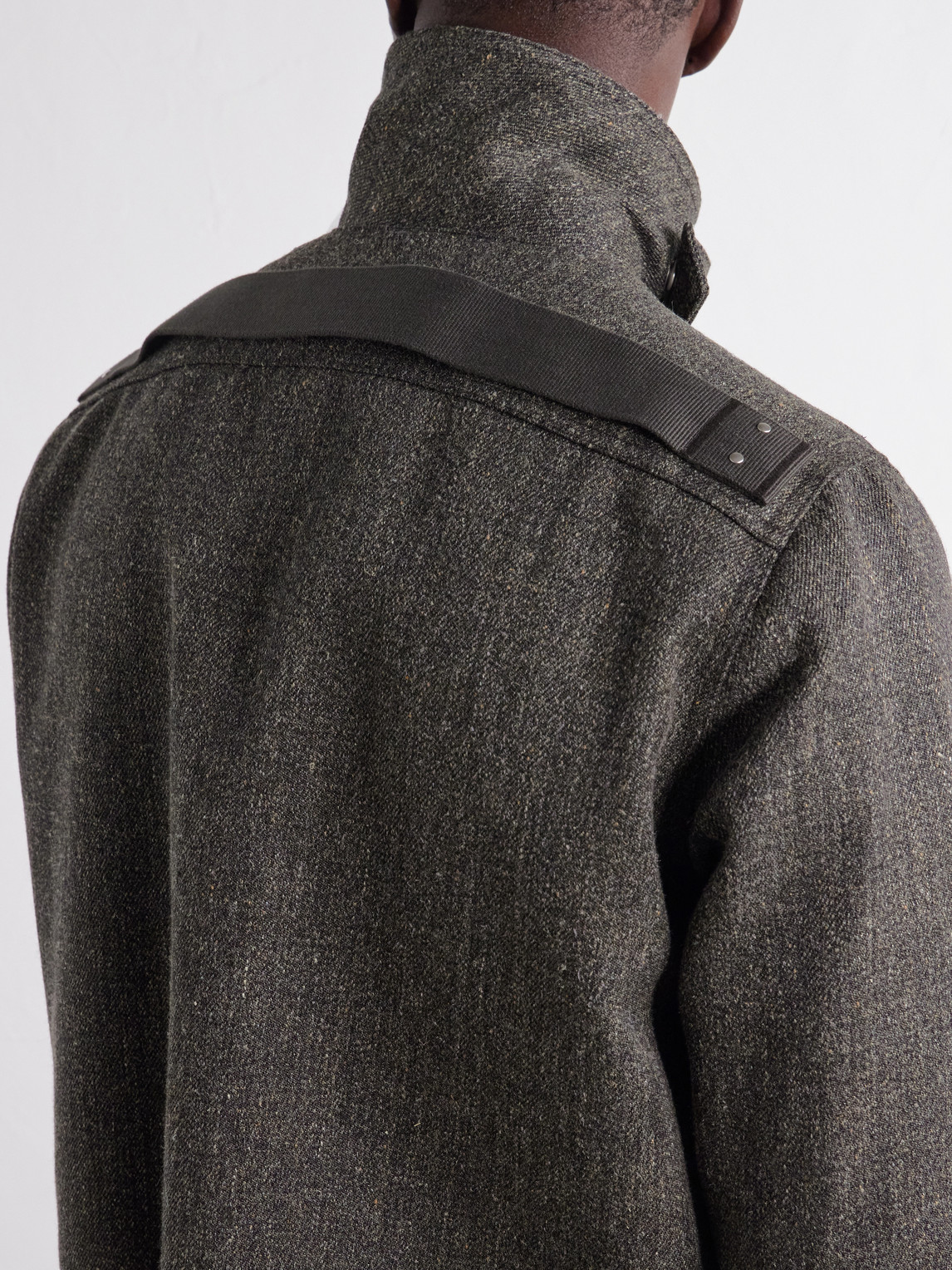 Tower Alice Mélange Wool Bomber Jacket
