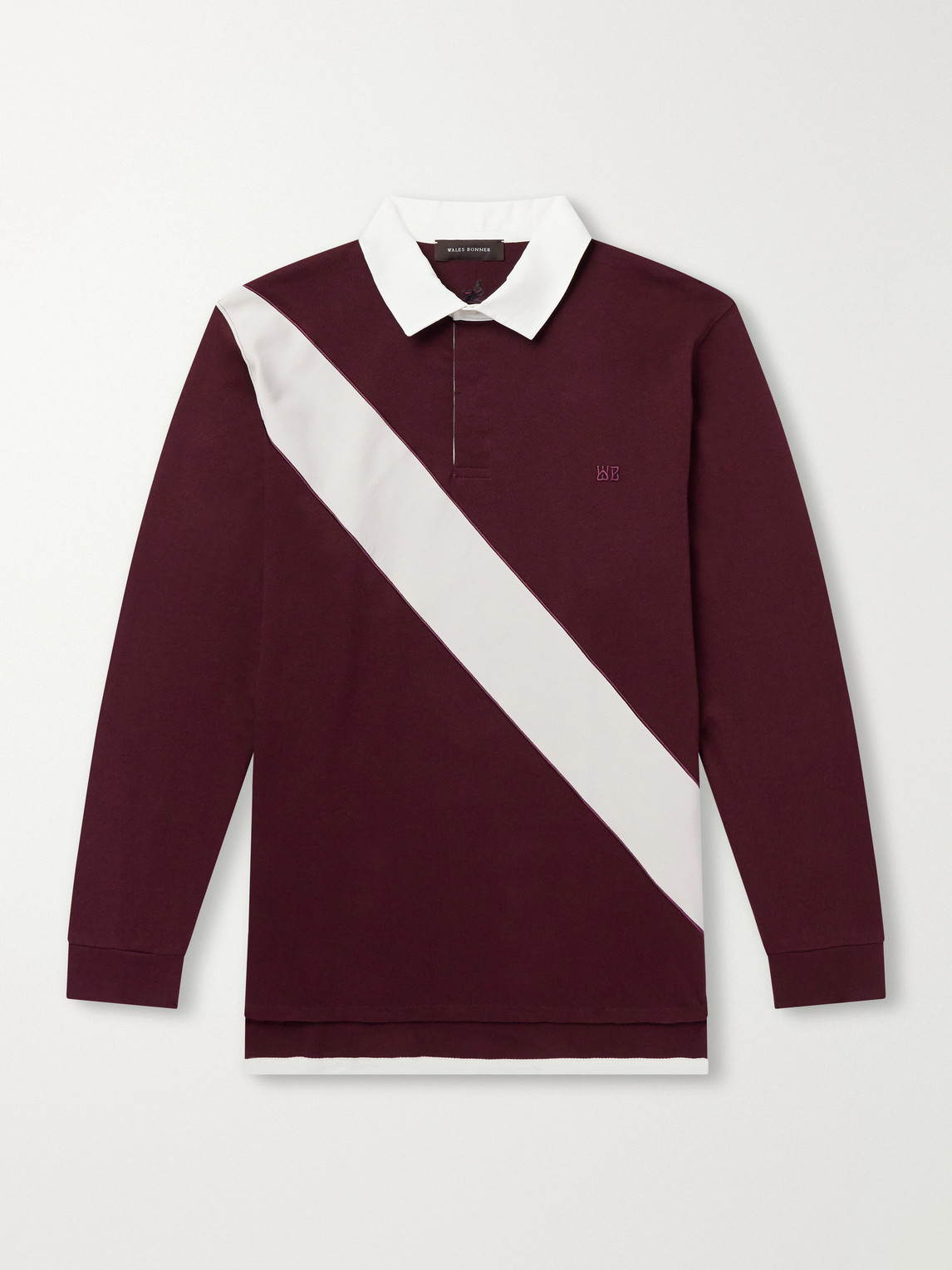Prism Linen-Trimmed Cotton-Jersey Polo Shirt